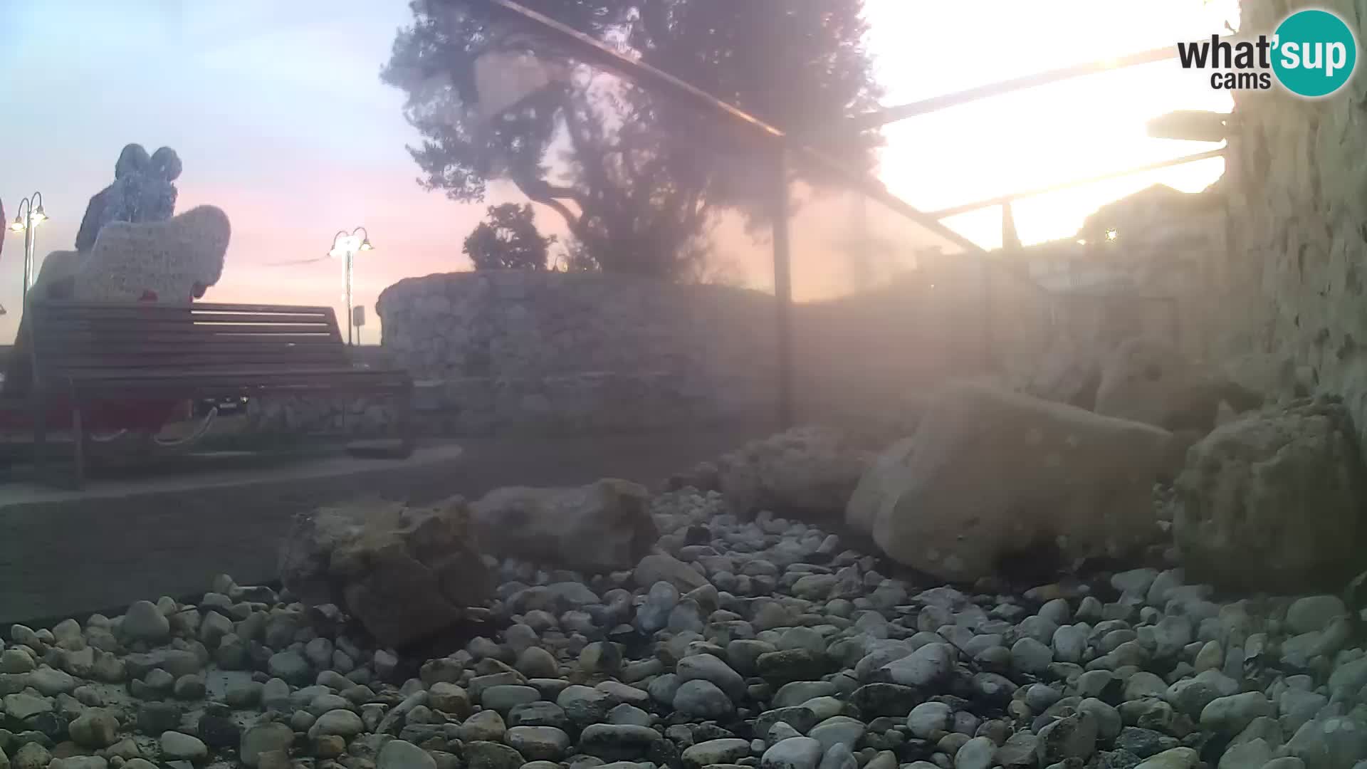 Marine Aquarium im Freien Rogoznica webcam Kroatien