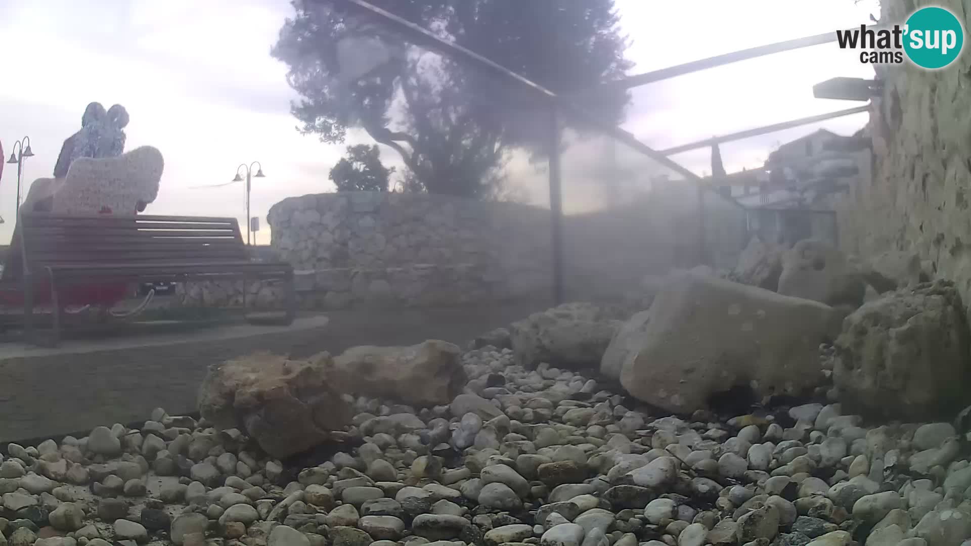 Webcam de l’aquarium marin extérieur de Rogoznica Croatie