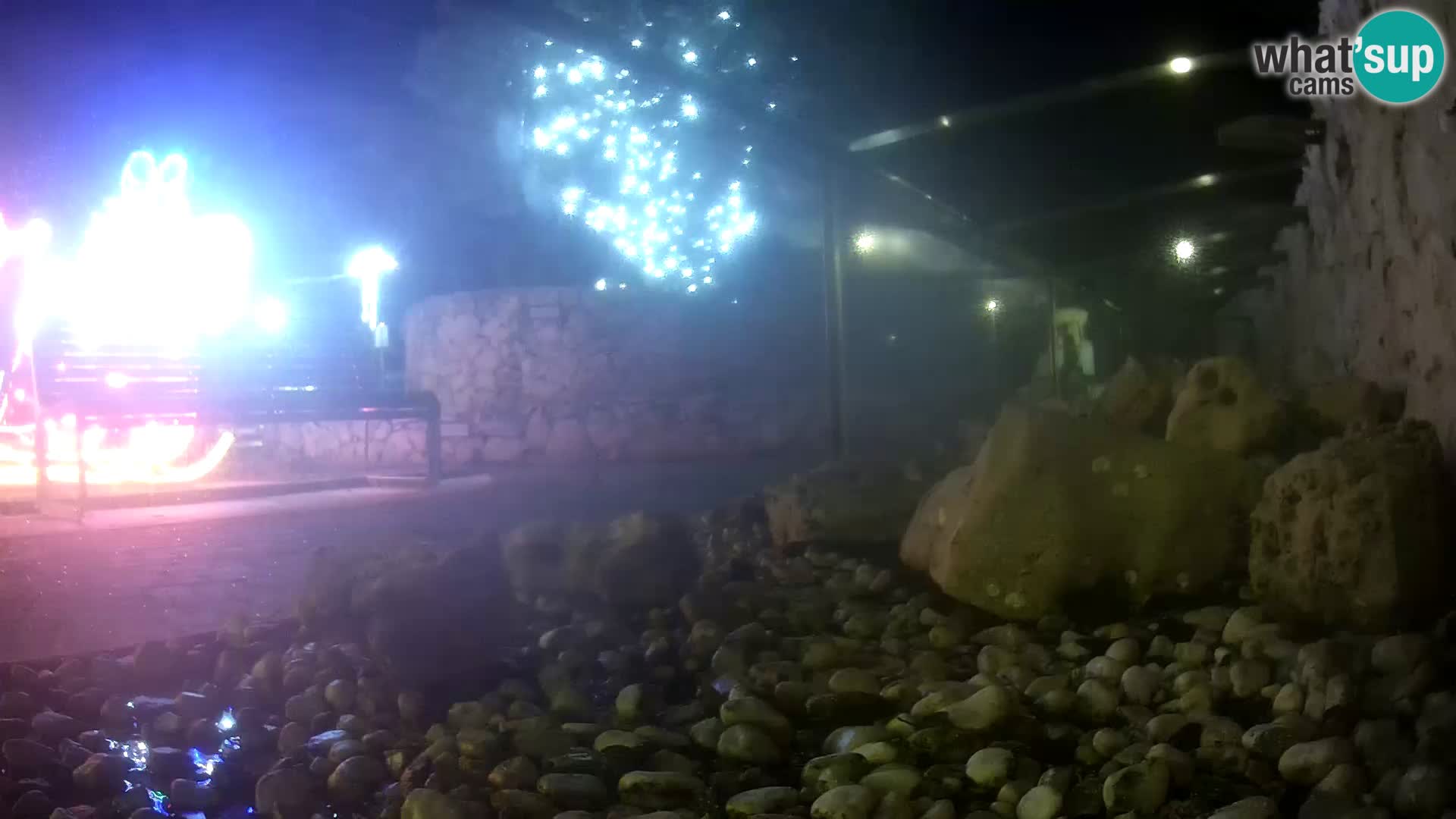 Webcam de l’aquarium marin extérieur de Rogoznica Croatie