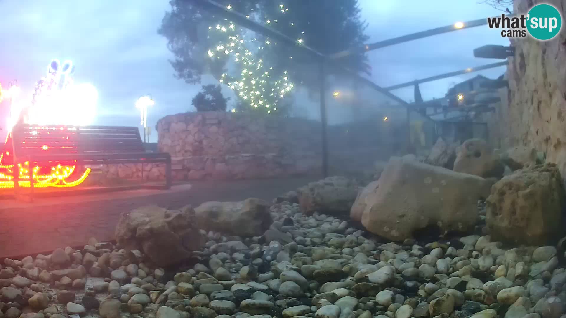 Webcam de l’aquarium marin extérieur de Rogoznica Croatie