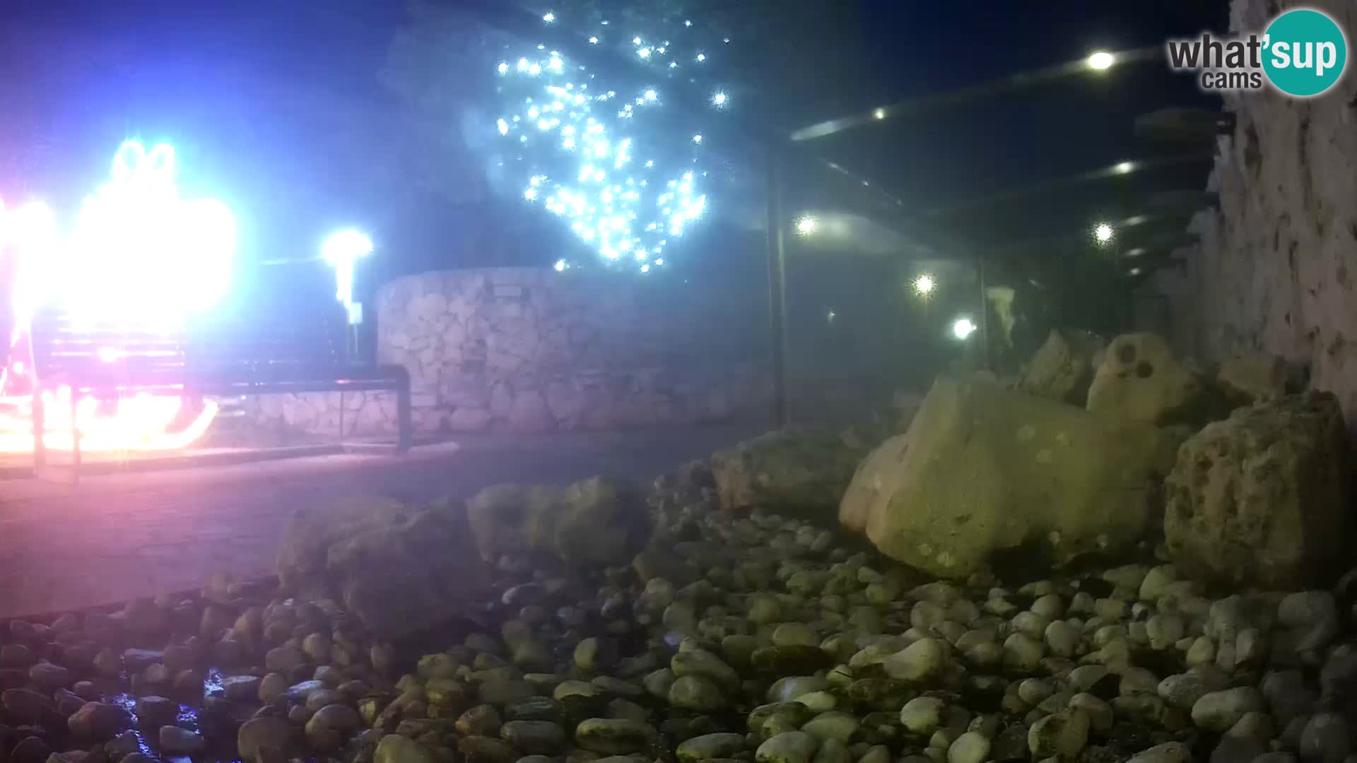 Vanjski morski akvarij Rogoznica web kamera Hrvatska