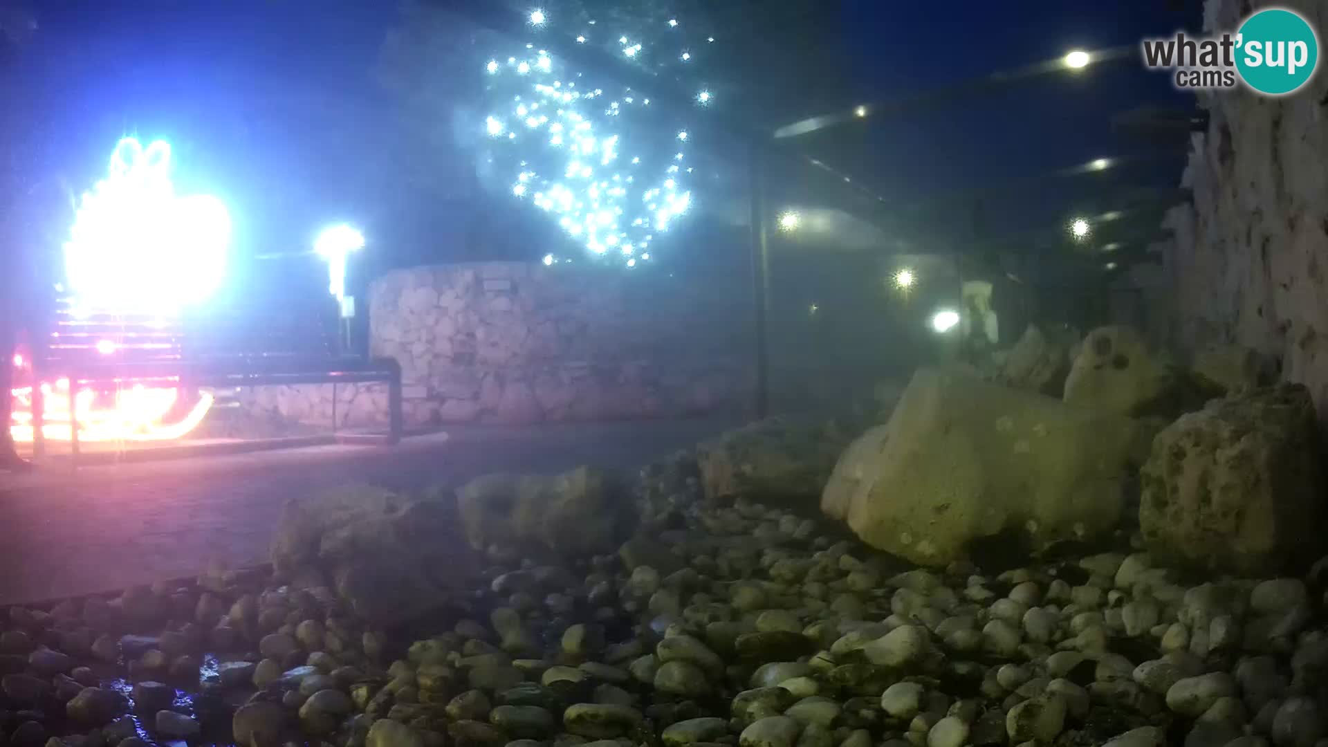 Webcam de l’aquarium marin extérieur de Rogoznica Croatie