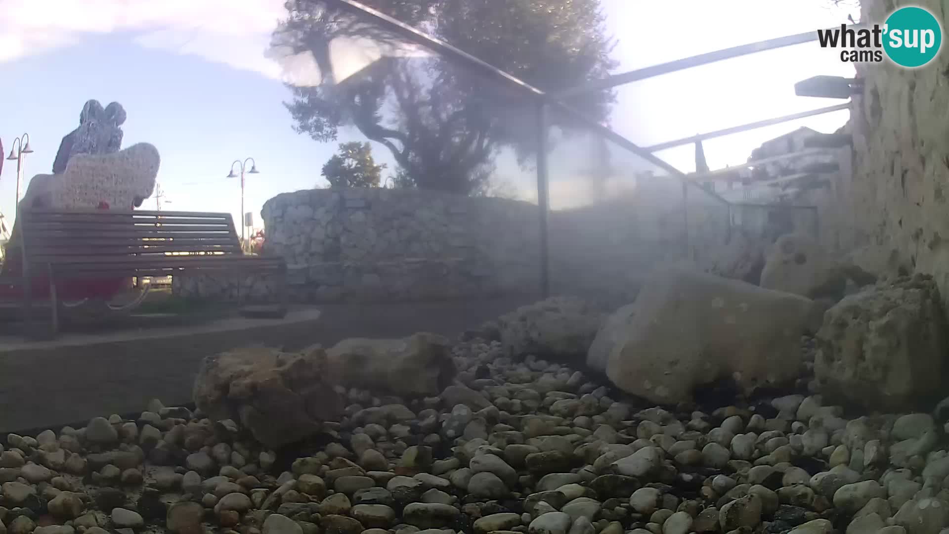 Webcam de l’aquarium marin extérieur de Rogoznica Croatie