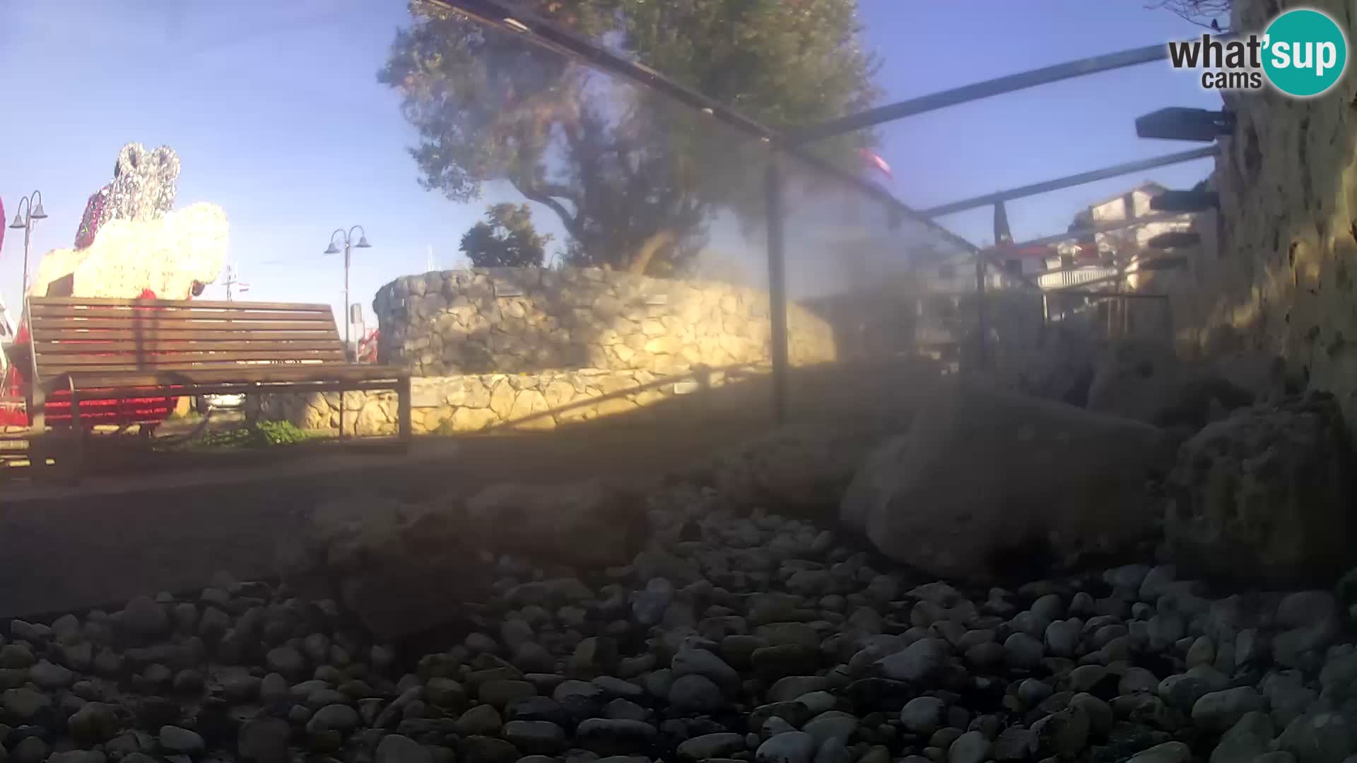 Zunanji morski akvarij Rogoznica spletna kamera Hrvaška