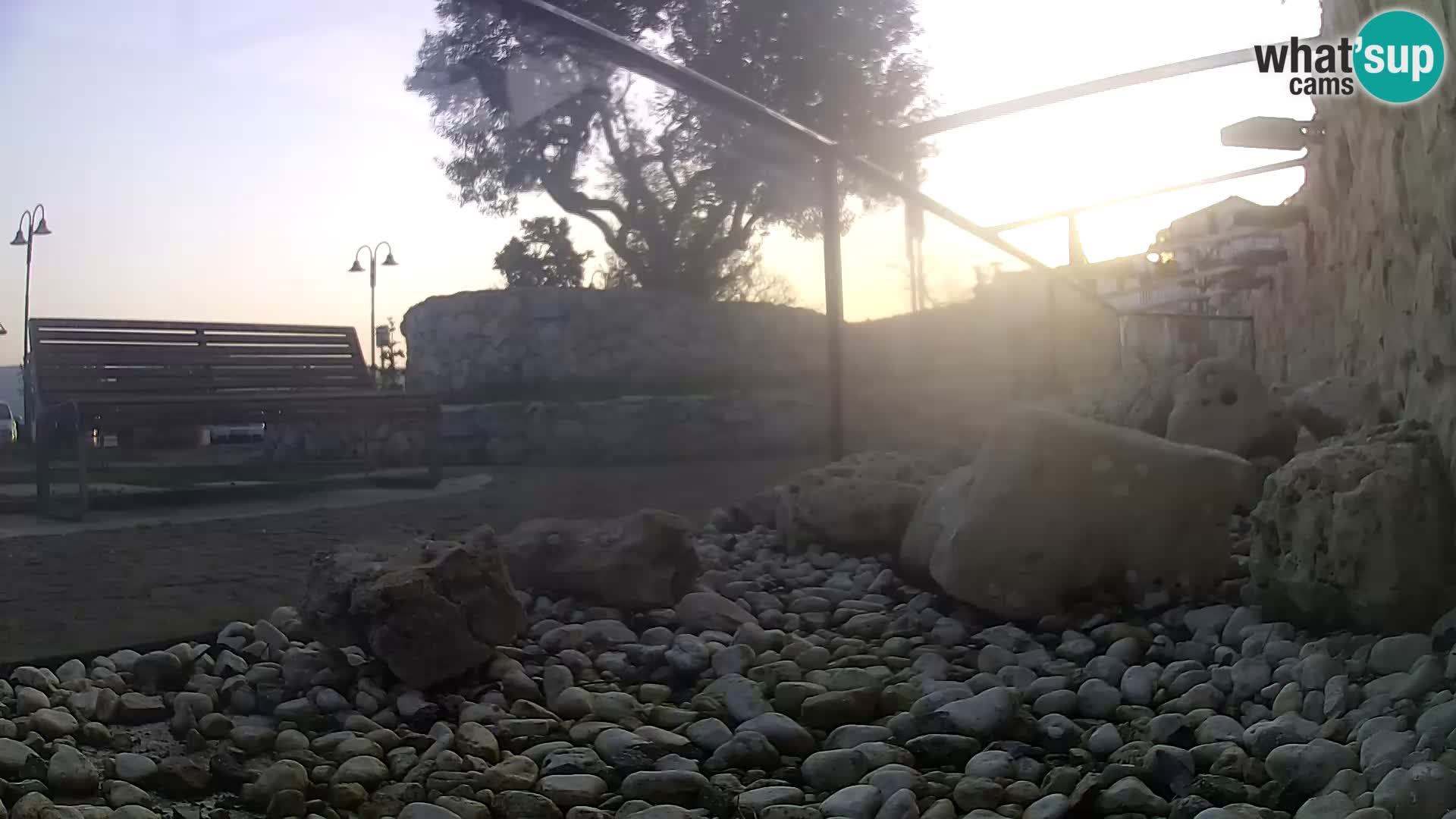 Vanjski morski akvarij Rogoznica web kamera Hrvatska