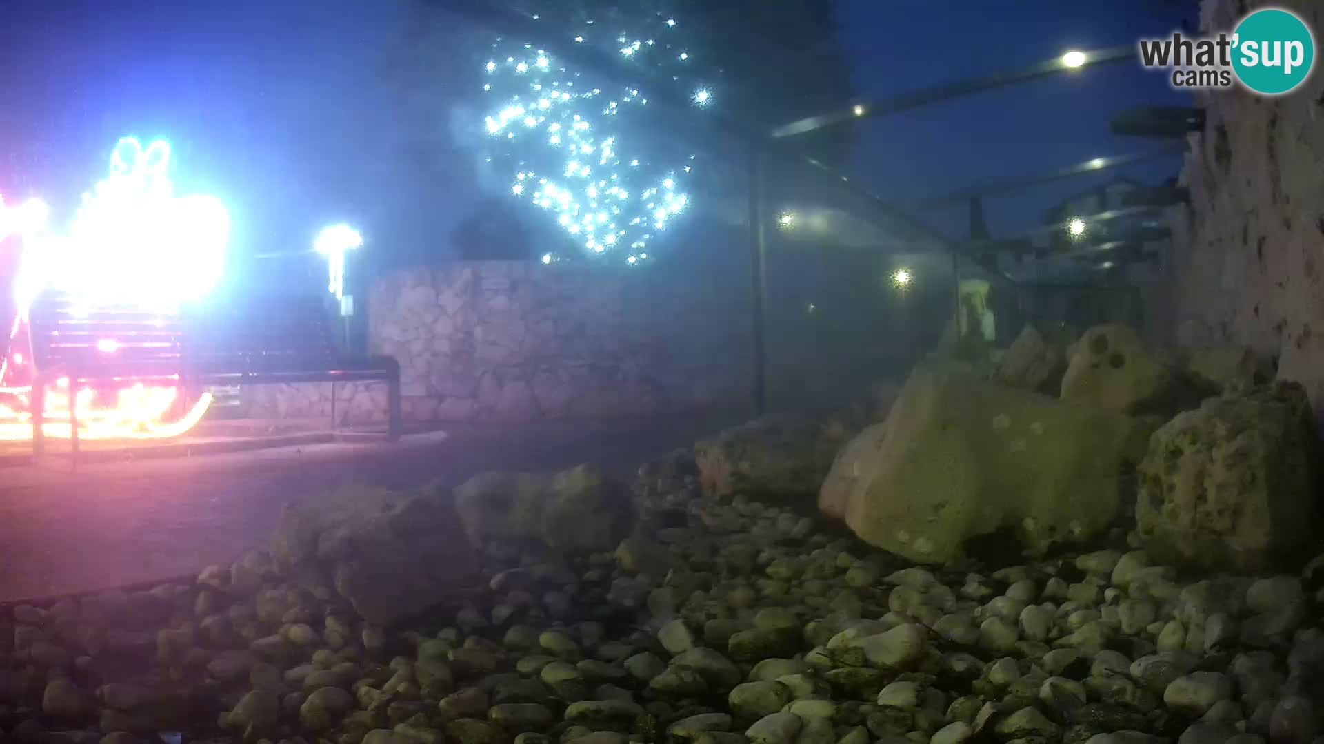 Vanjski morski akvarij Rogoznica web kamera Hrvatska