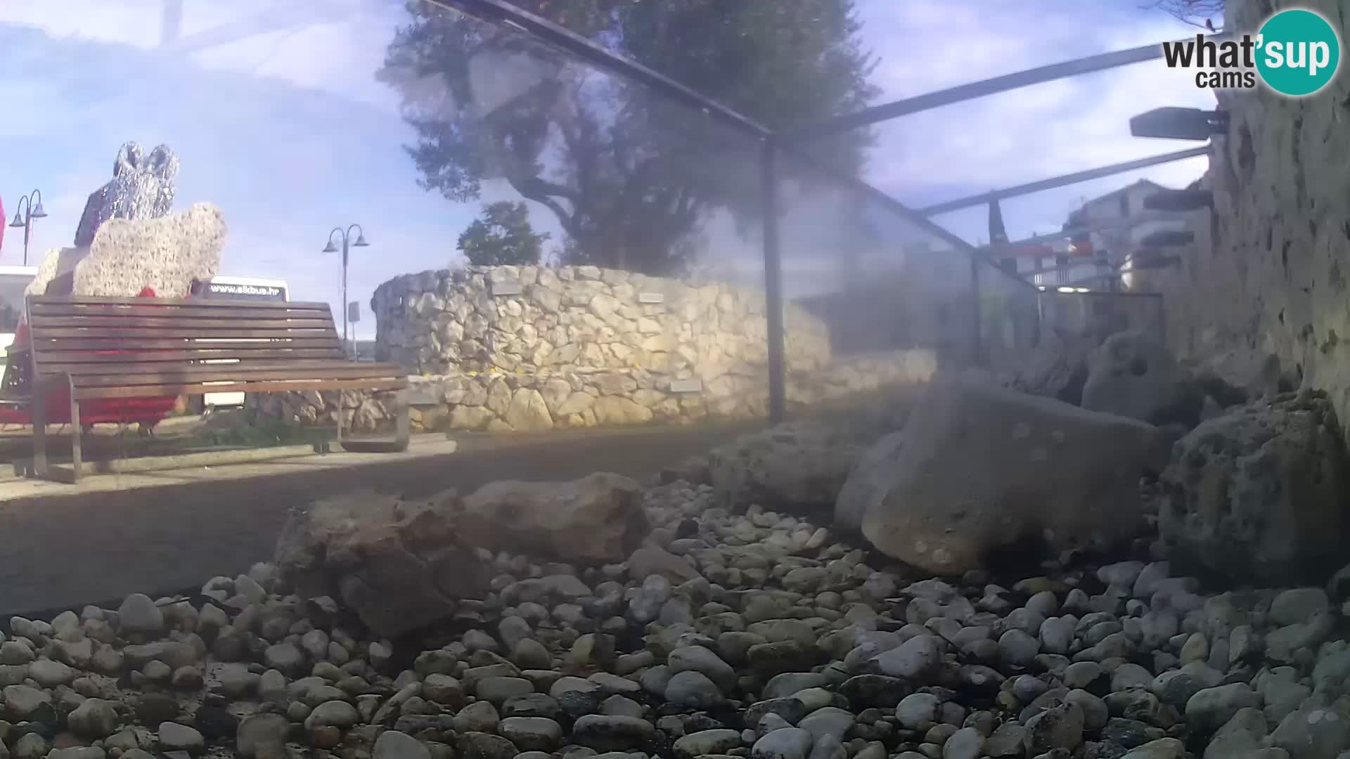 Webcam de l’aquarium marin extérieur de Rogoznica Croatie