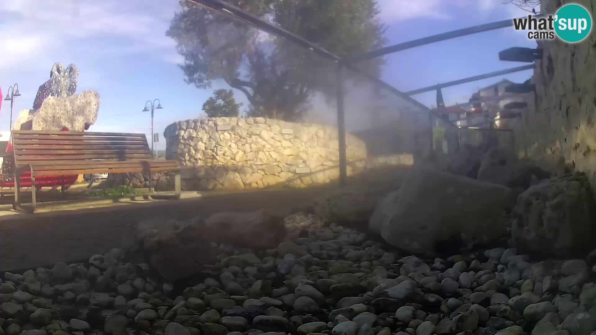 Zunanji morski akvarij Rogoznica spletna kamera Hrvaška