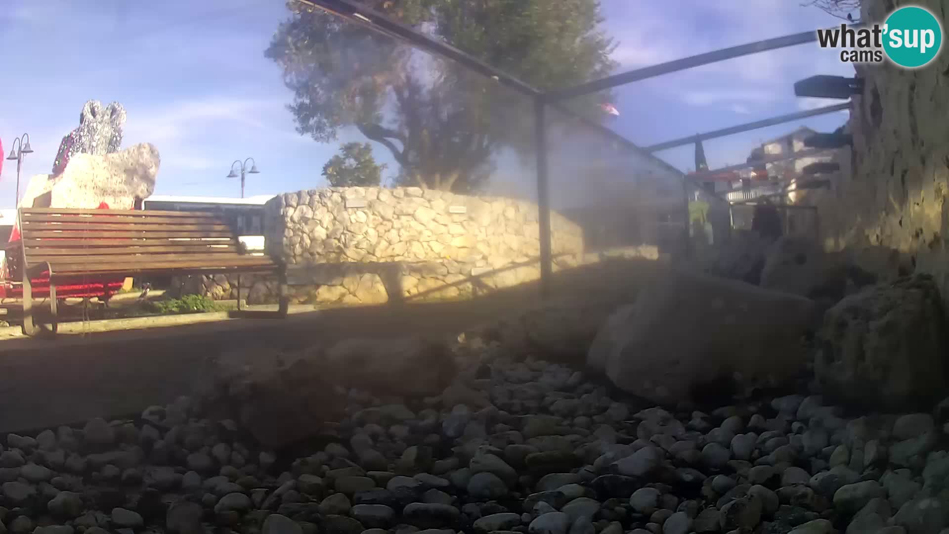 Webcam de l’aquarium marin extérieur de Rogoznica Croatie