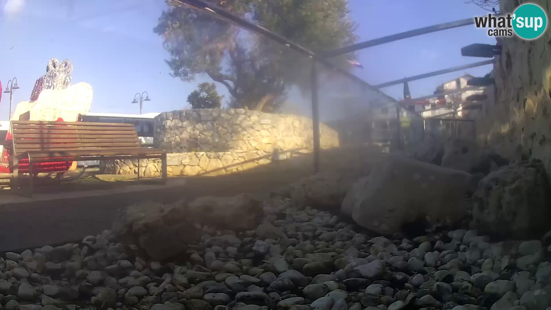 Webcam de l’aquarium marin extérieur de Rogoznica Croatie