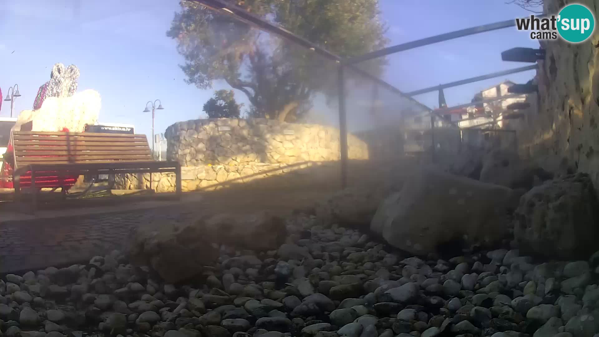 Webcam de l’aquarium marin extérieur de Rogoznica Croatie