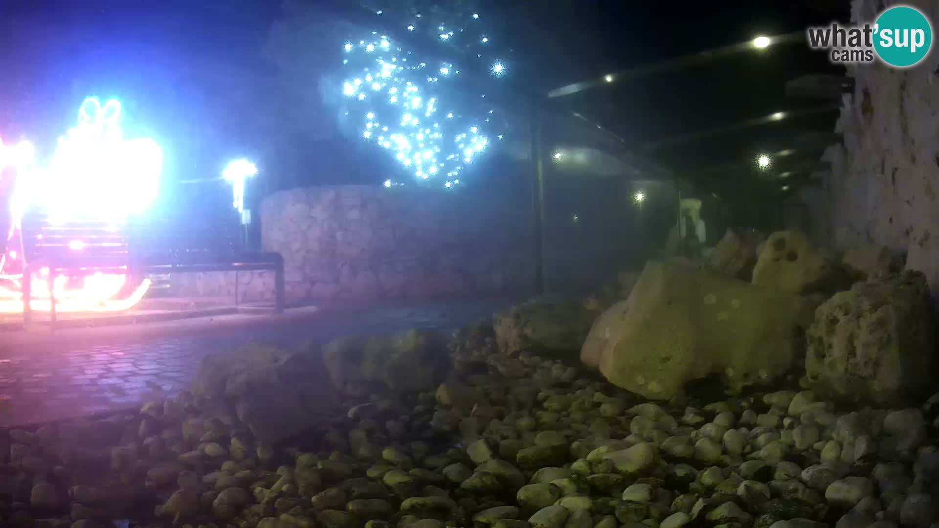 Webcam de l’aquarium marin extérieur de Rogoznica Croatie