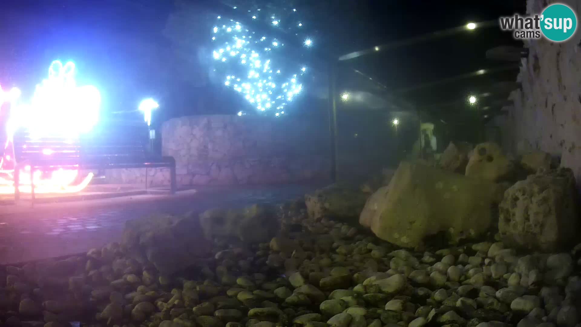 Webcam de l’aquarium marin extérieur de Rogoznica Croatie