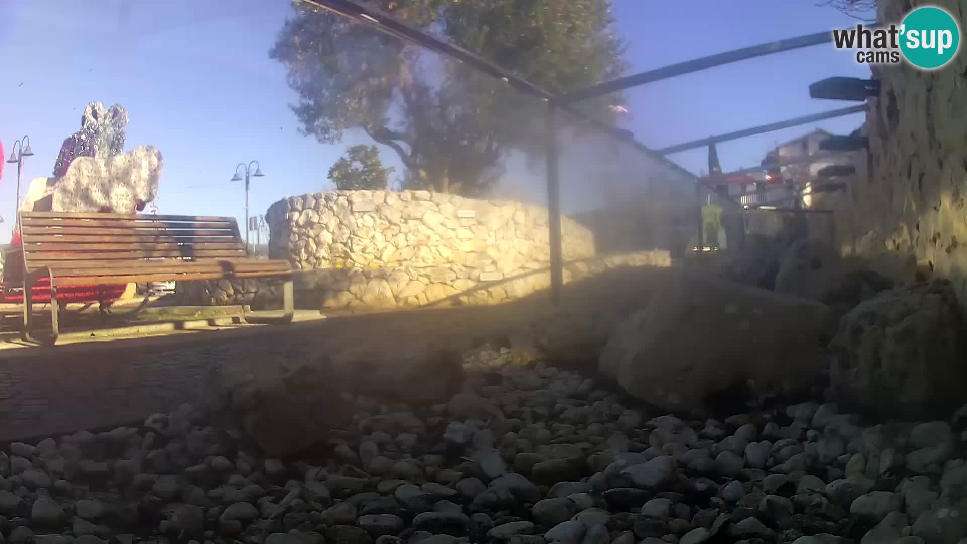 Webcam de l’aquarium marin extérieur de Rogoznica Croatie