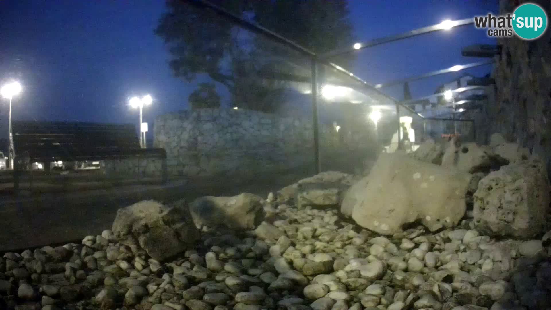 Vanjski morski akvarij Rogoznica web kamera Hrvatska