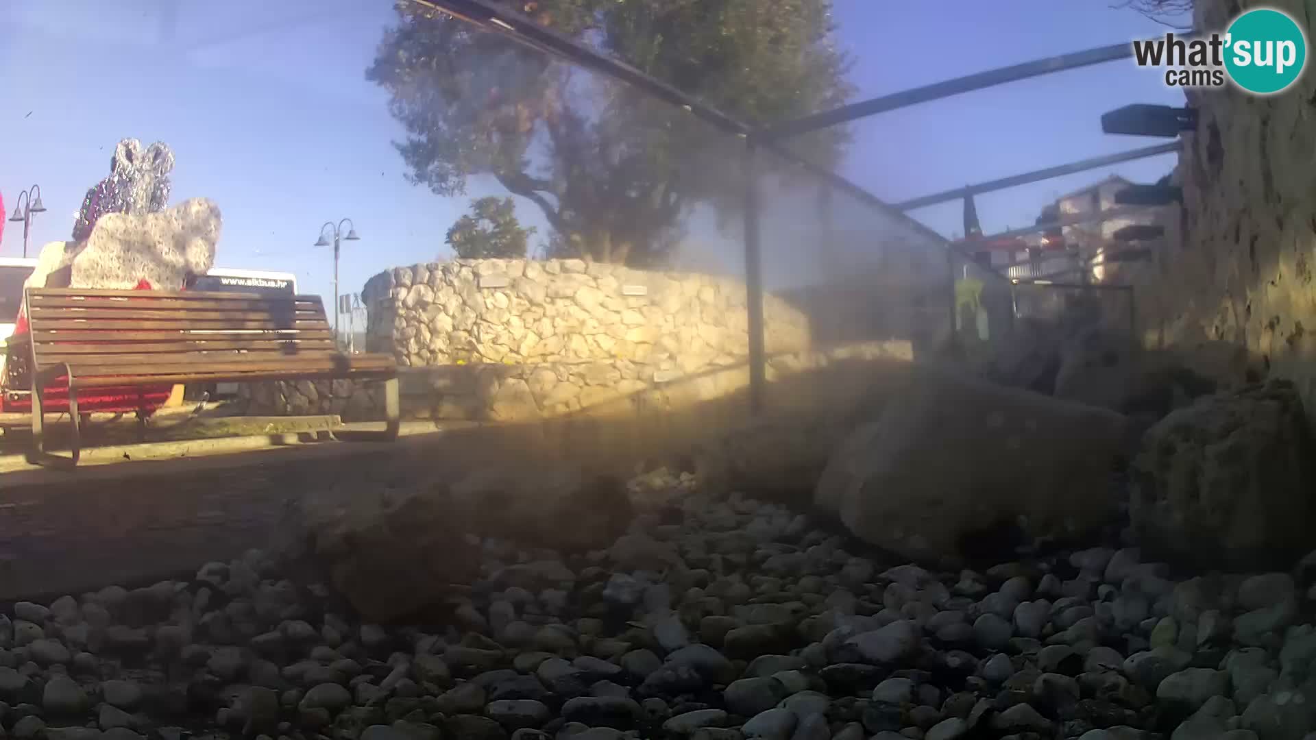 Webcam de l’aquarium marin extérieur de Rogoznica Croatie