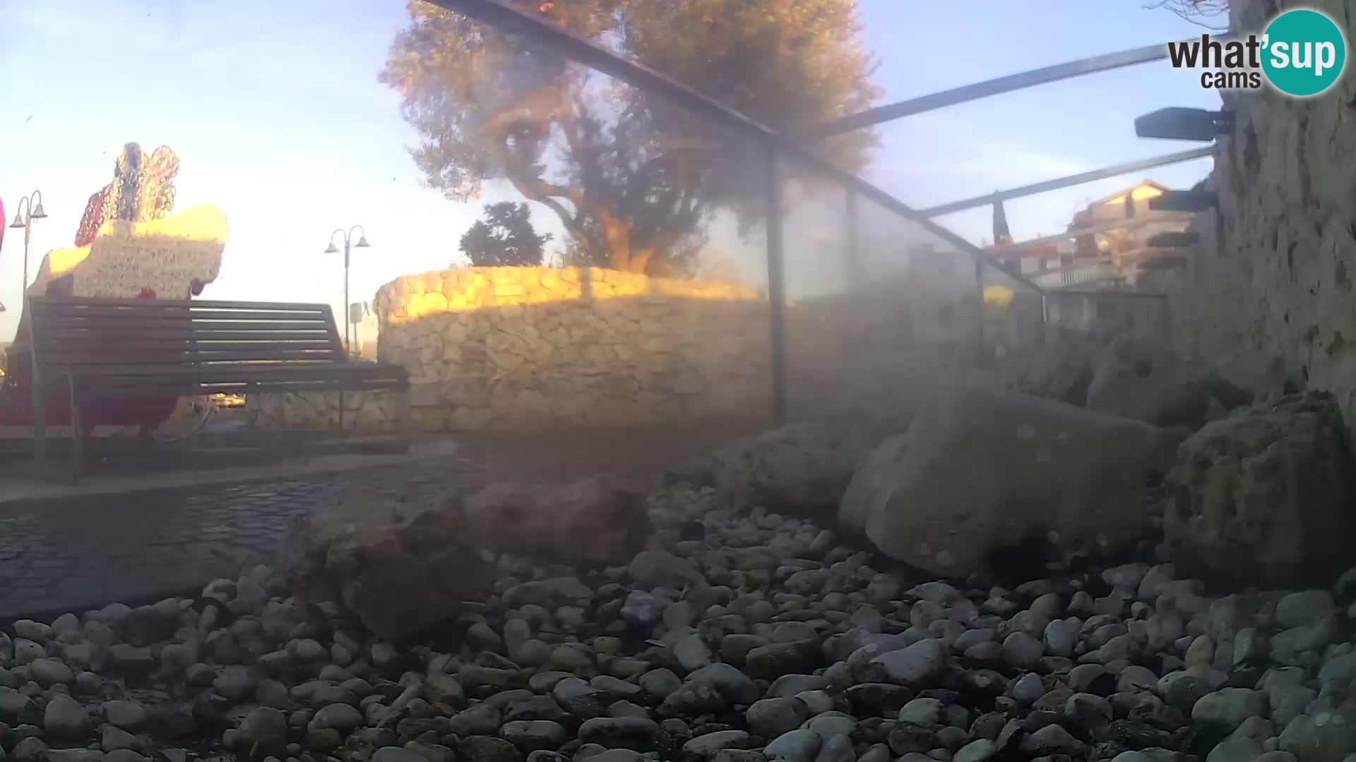 Vanjski morski akvarij Rogoznica web kamera Hrvatska