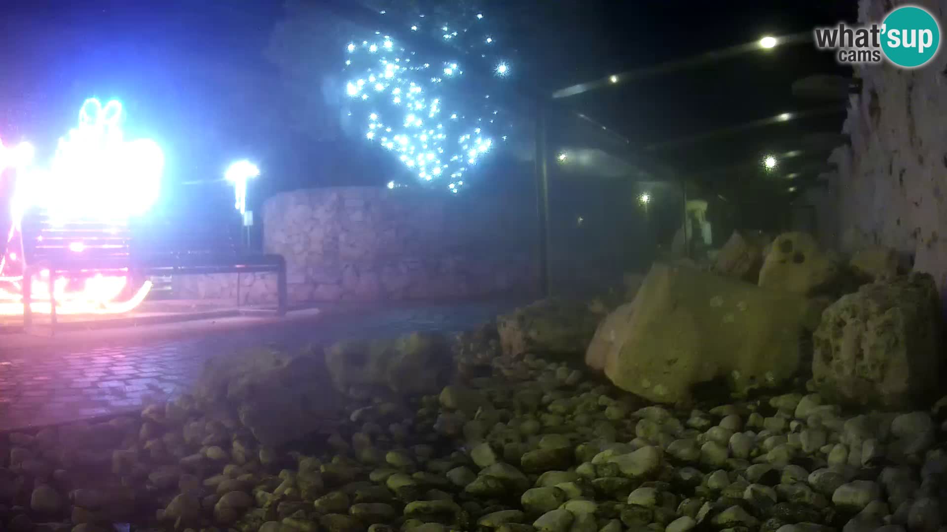 Webcam de l’aquarium marin extérieur de Rogoznica Croatie