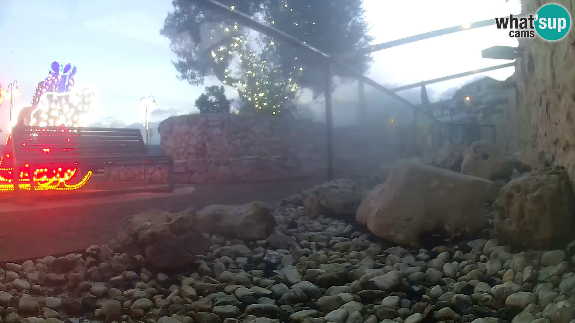 Outdoor Marine Aquarium Rogoznica webcam Croatia