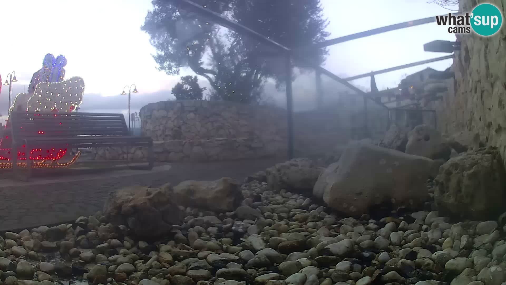 Webcam de l’aquarium marin extérieur de Rogoznica Croatie