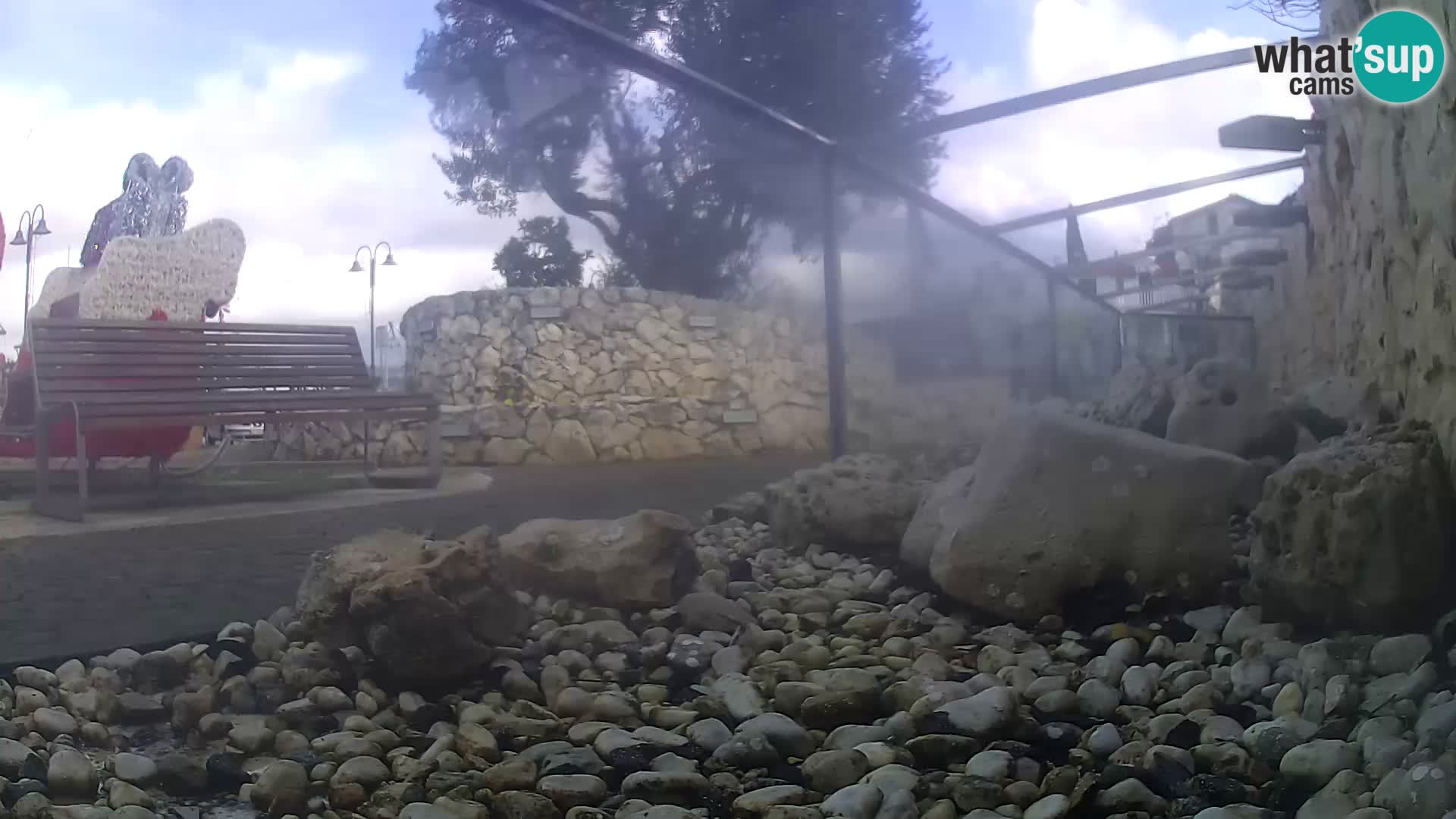 Outdoor Marine Aquarium Rogoznica webcam Croatia