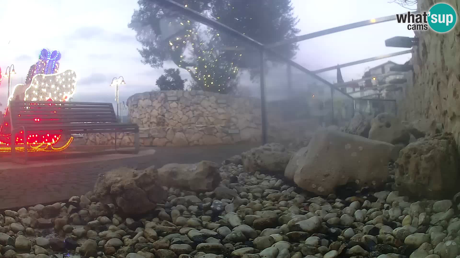 Webcam de l’aquarium marin extérieur de Rogoznica Croatie