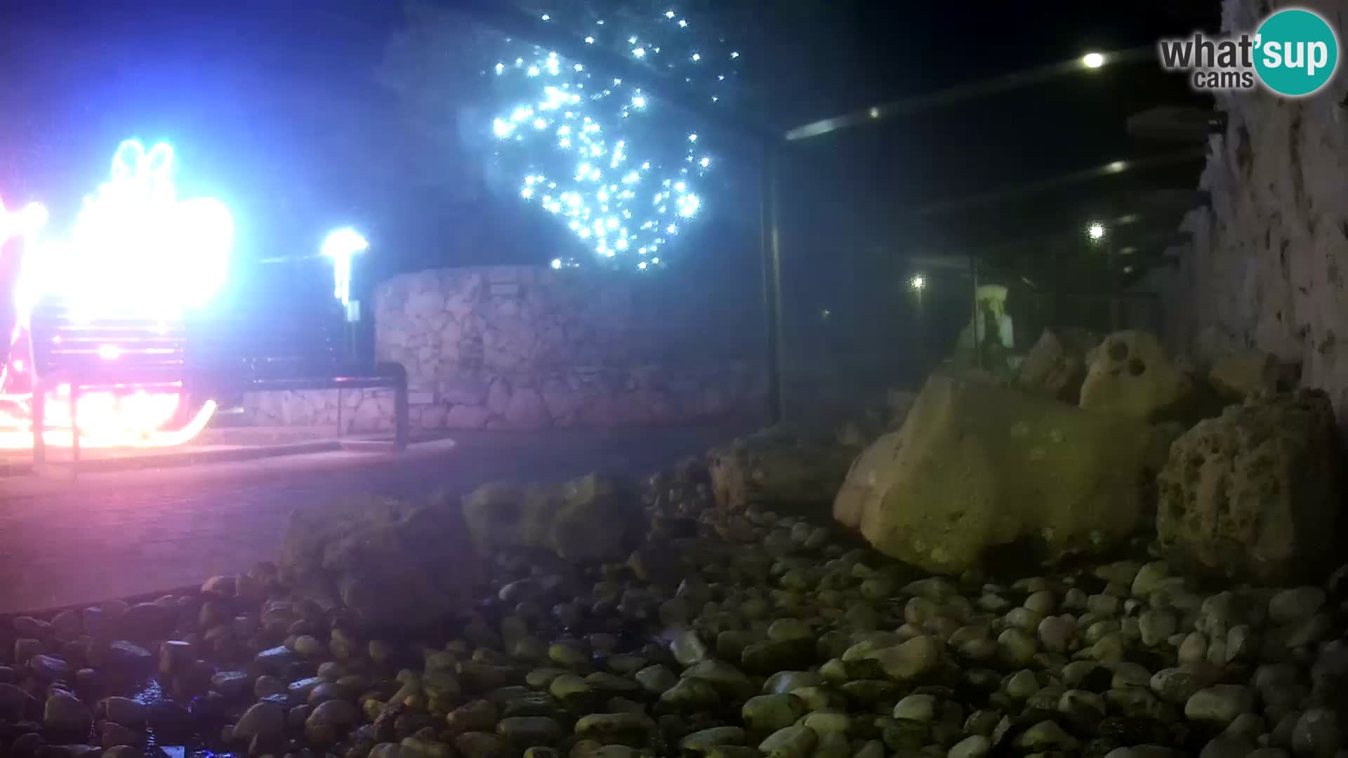 Webcam de l’aquarium marin extérieur de Rogoznica Croatie