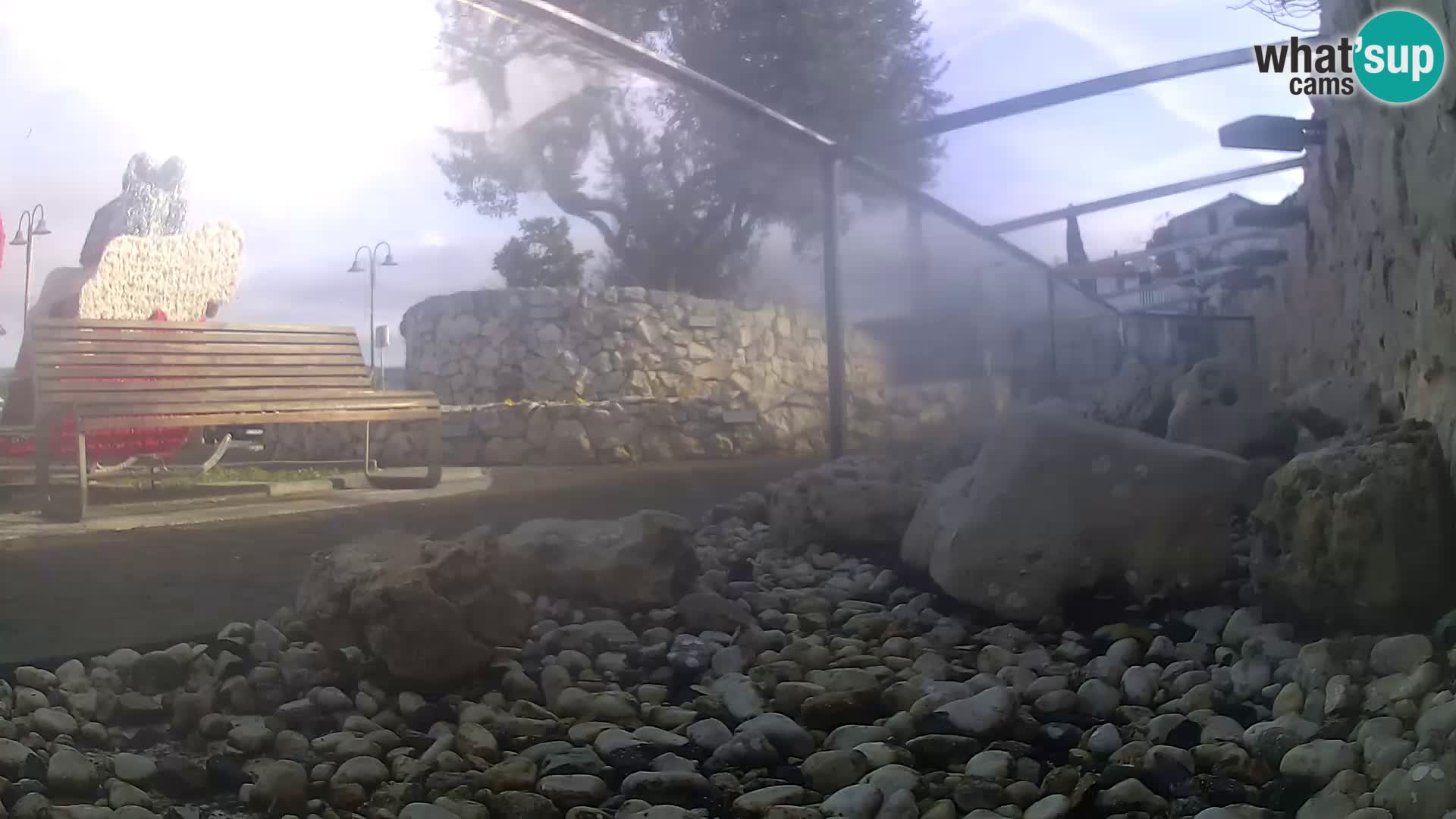 Webcam de l’aquarium marin extérieur de Rogoznica Croatie