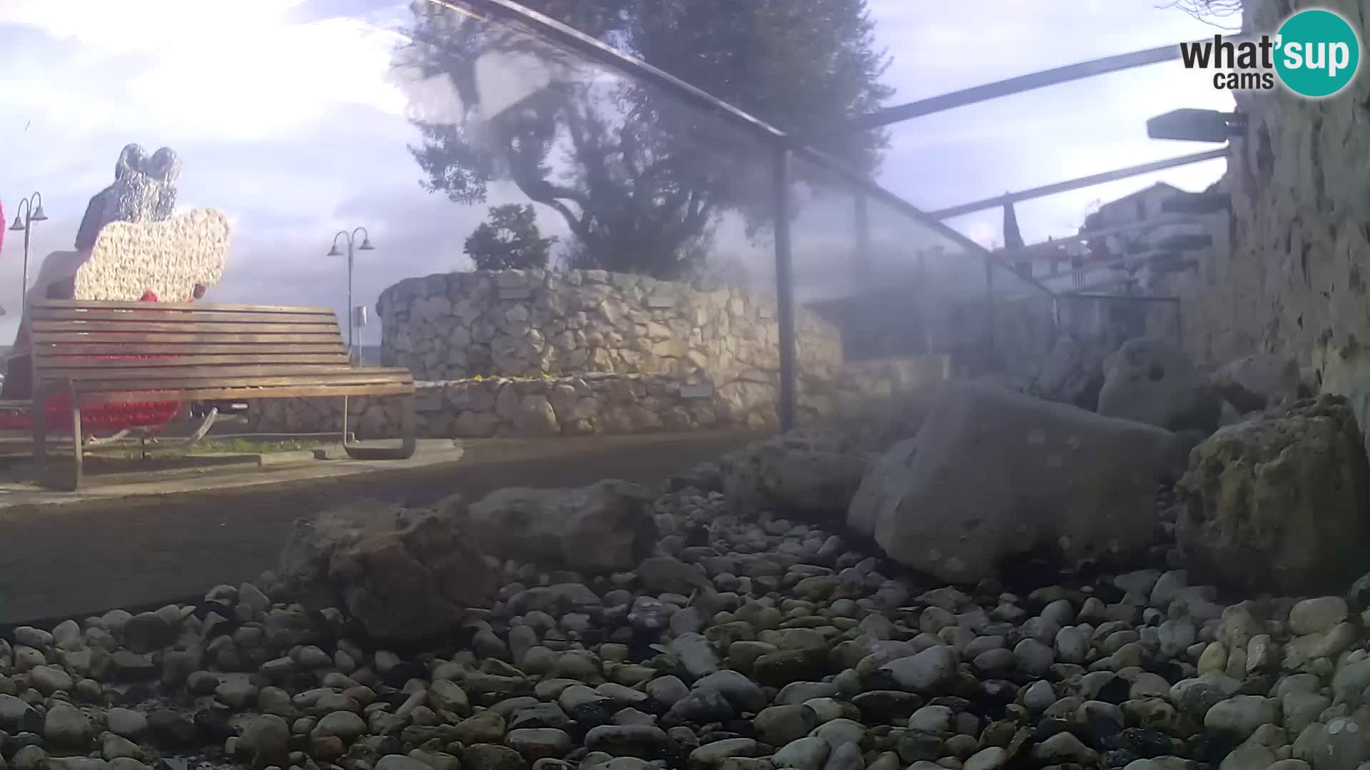 Webcam de l’aquarium marin extérieur de Rogoznica Croatie