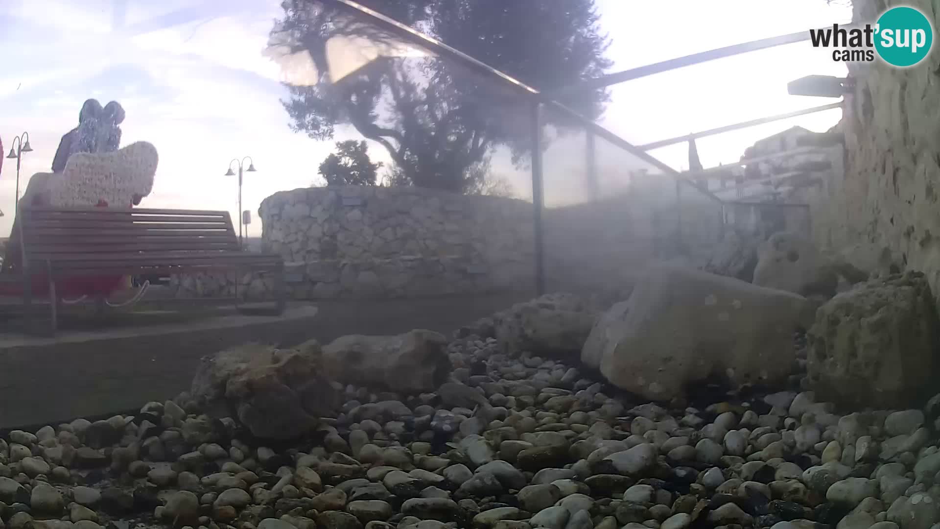 Webcam de l’aquarium marin extérieur de Rogoznica Croatie
