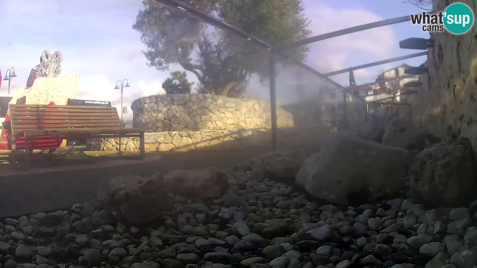 Vanjski morski akvarij Rogoznica web kamera Hrvatska