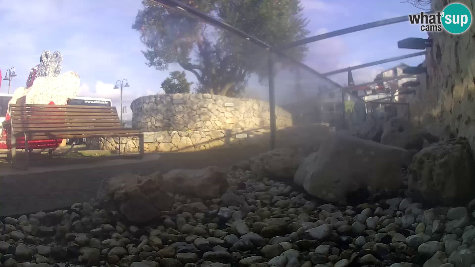 Aquario marino esterno –  Rogoznica livecam Croazia