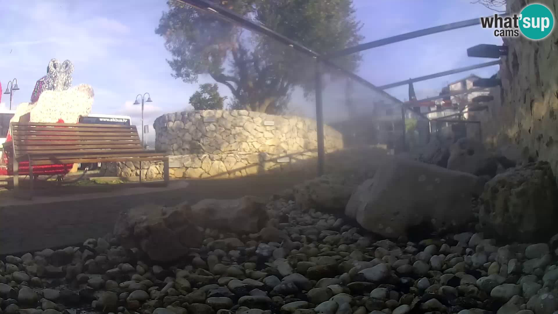 Vanjski morski akvarij Rogoznica web kamera Hrvatska