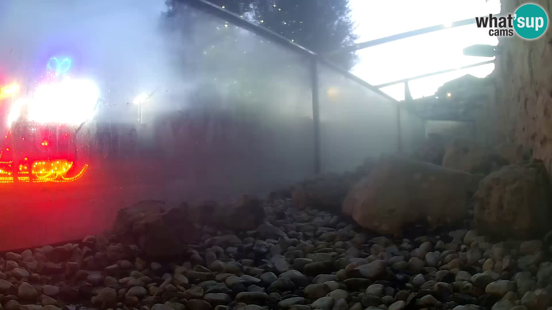 Acuario marino al aire libre Rogoznica webcam Croacia