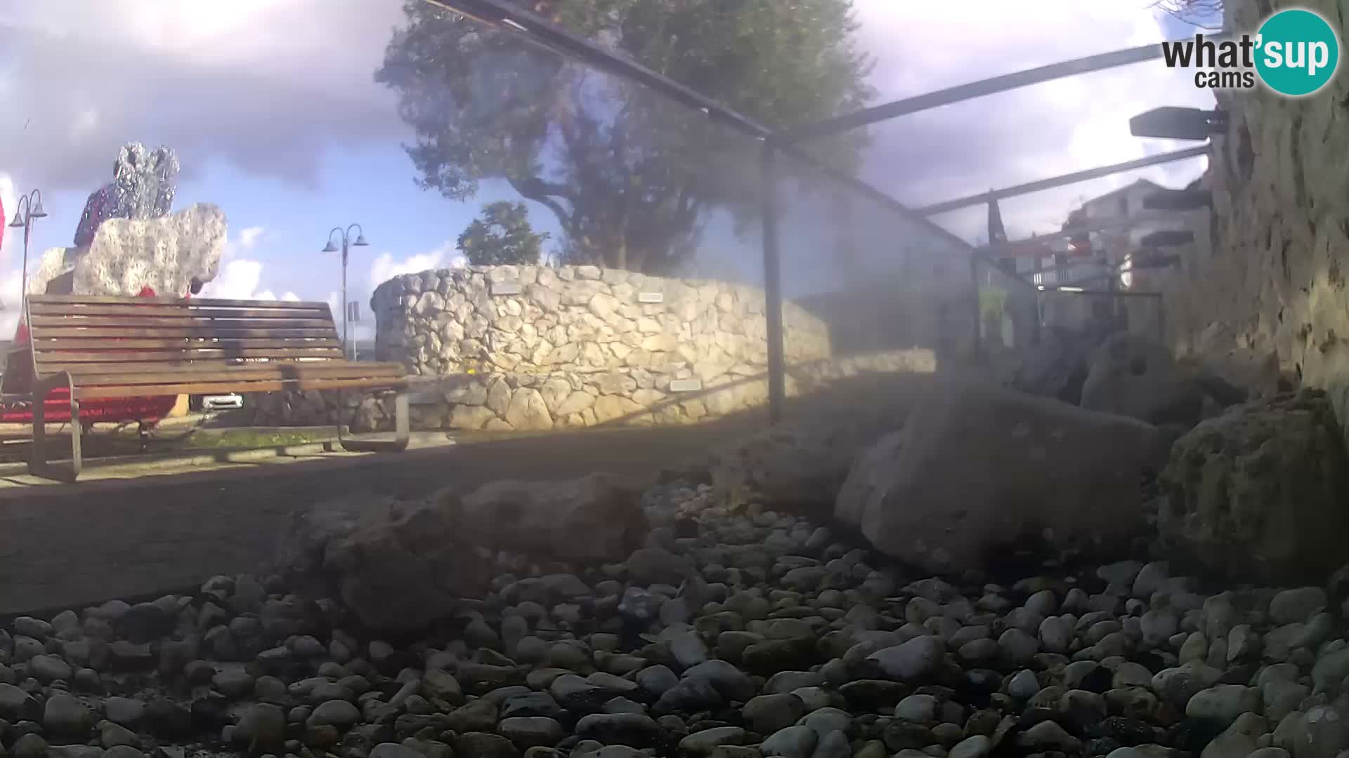 Webcam de l’aquarium marin extérieur de Rogoznica Croatie