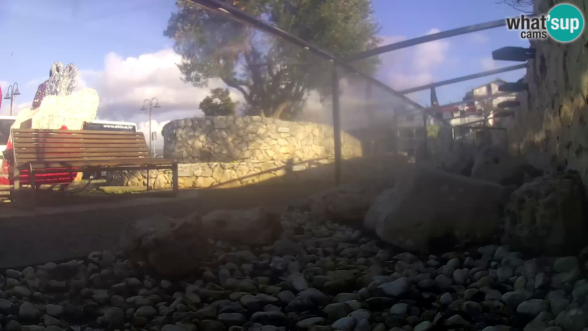 Webcam de l’aquarium marin extérieur de Rogoznica Croatie