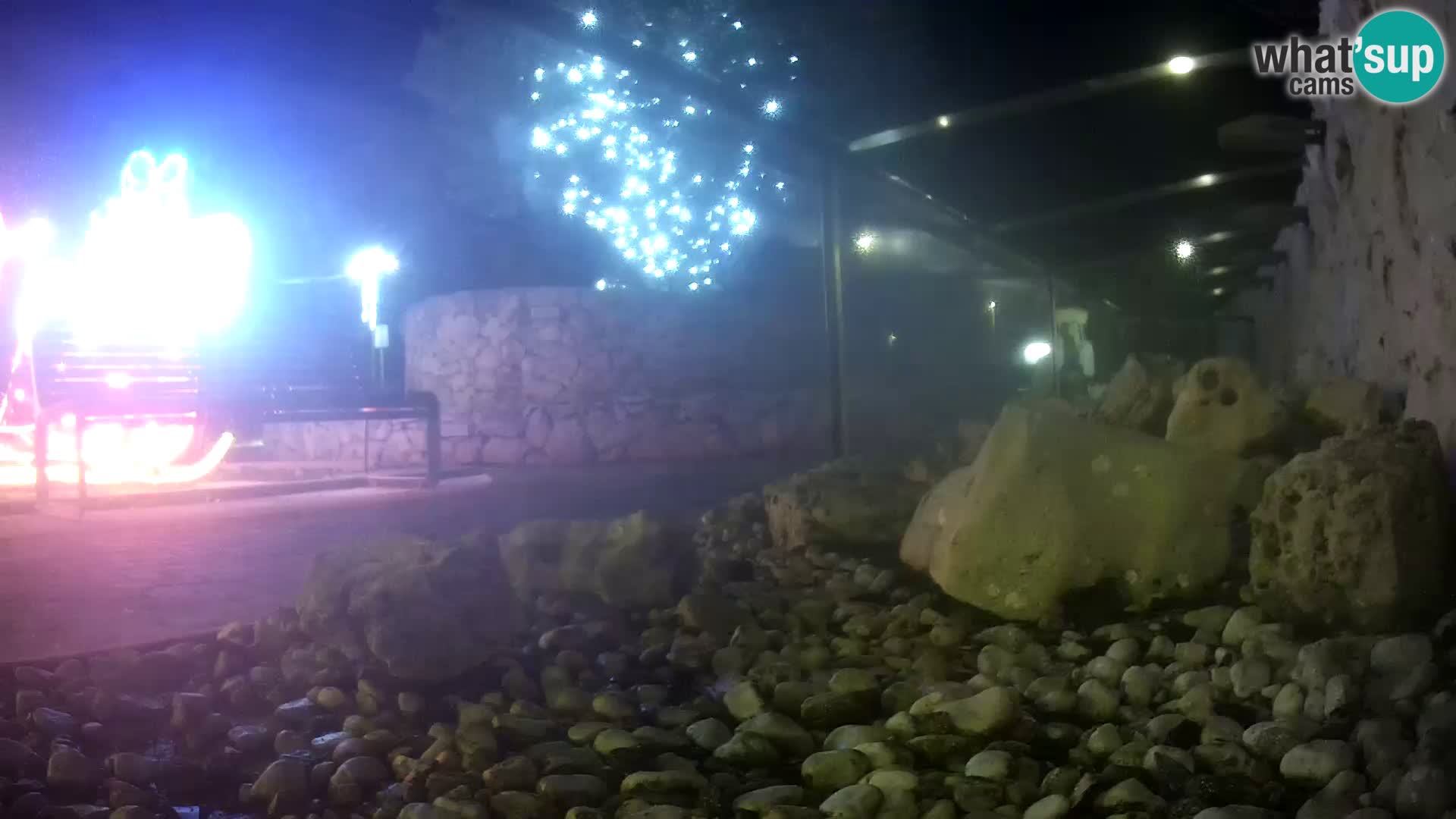Webcam de l’aquarium marin extérieur de Rogoznica Croatie