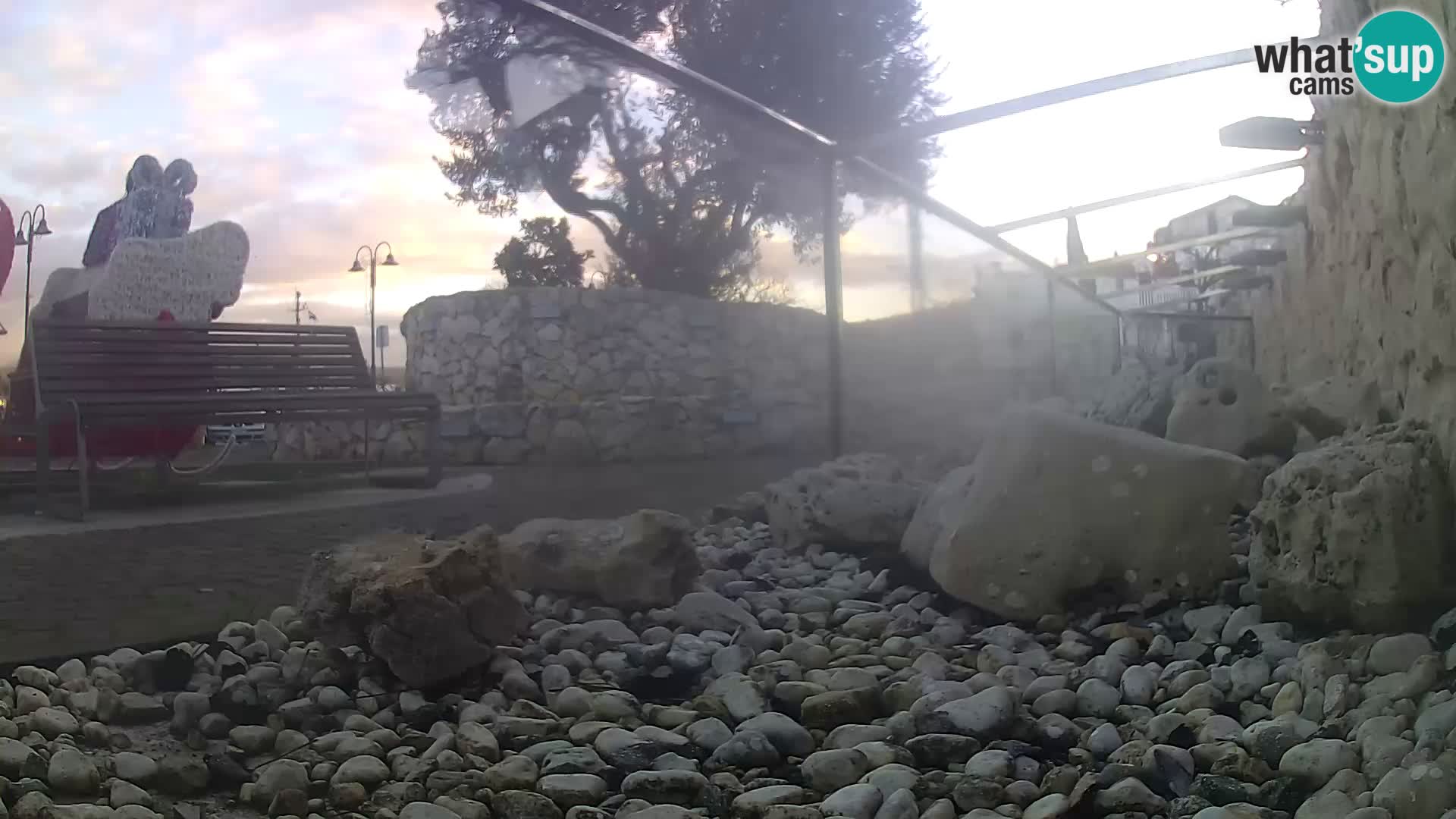 Vanjski morski akvarij Rogoznica web kamera Hrvatska