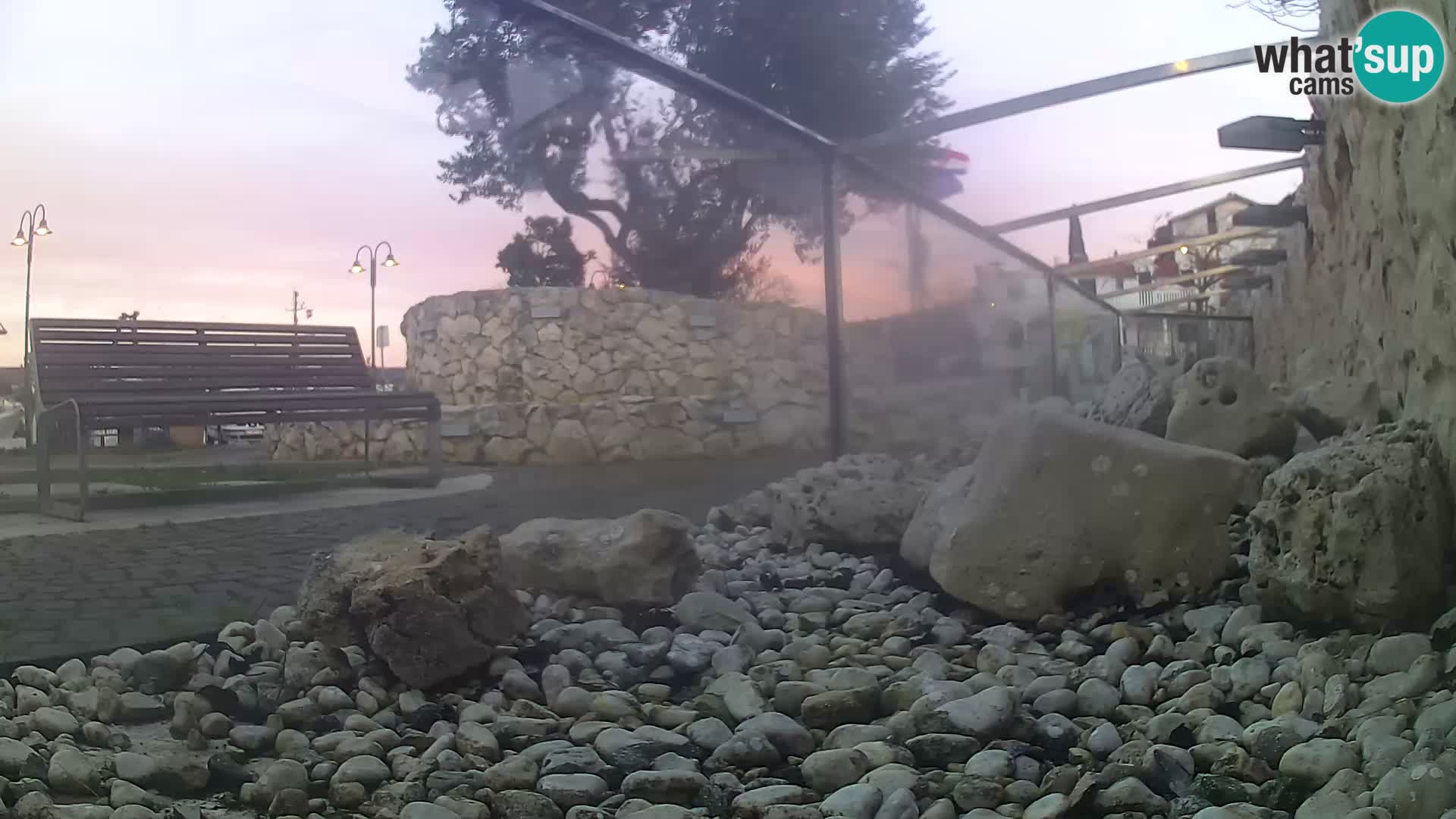 Vanjski morski akvarij Rogoznica web kamera Hrvatska