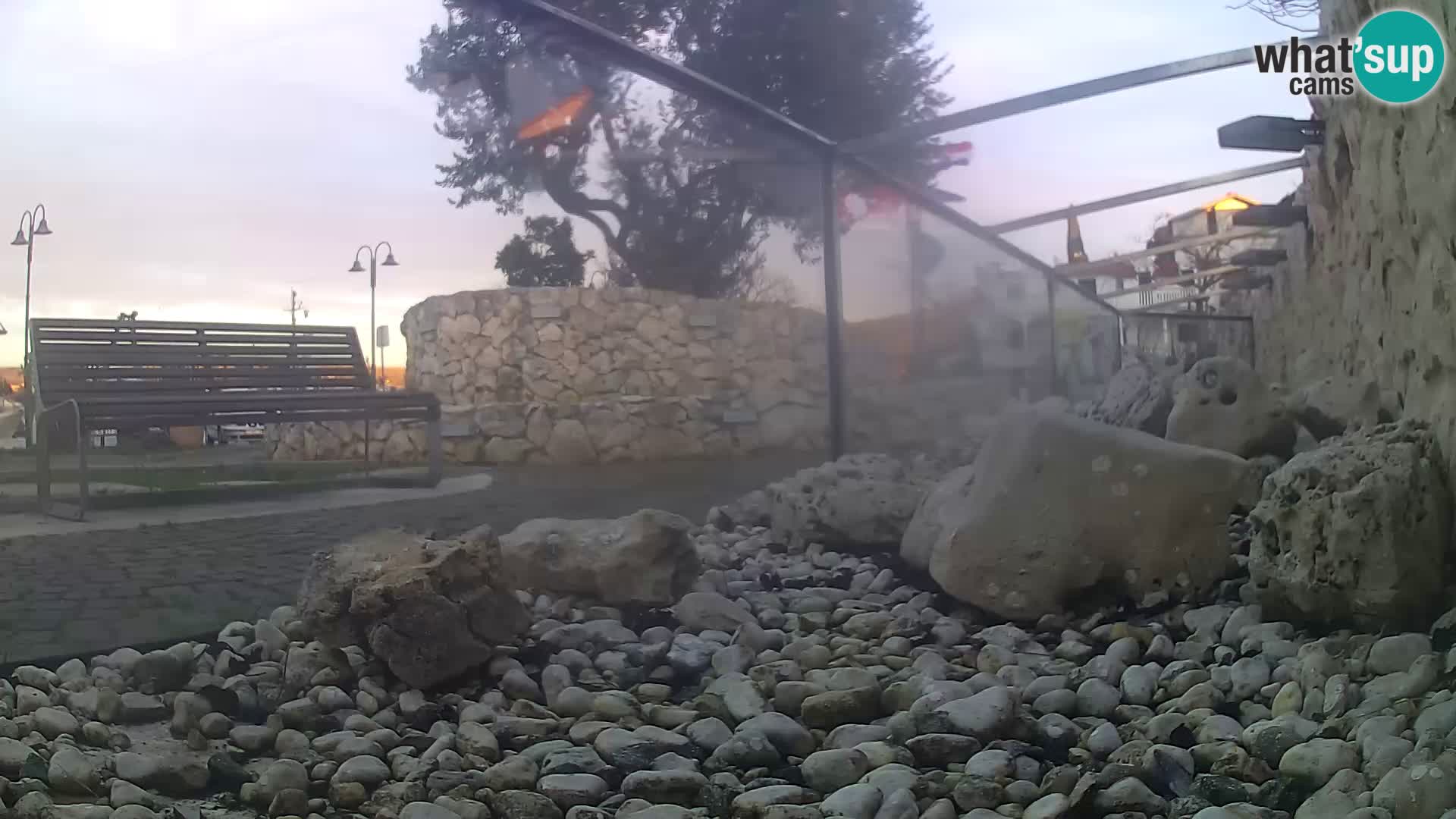 Webcam de l’aquarium marin extérieur de Rogoznica Croatie