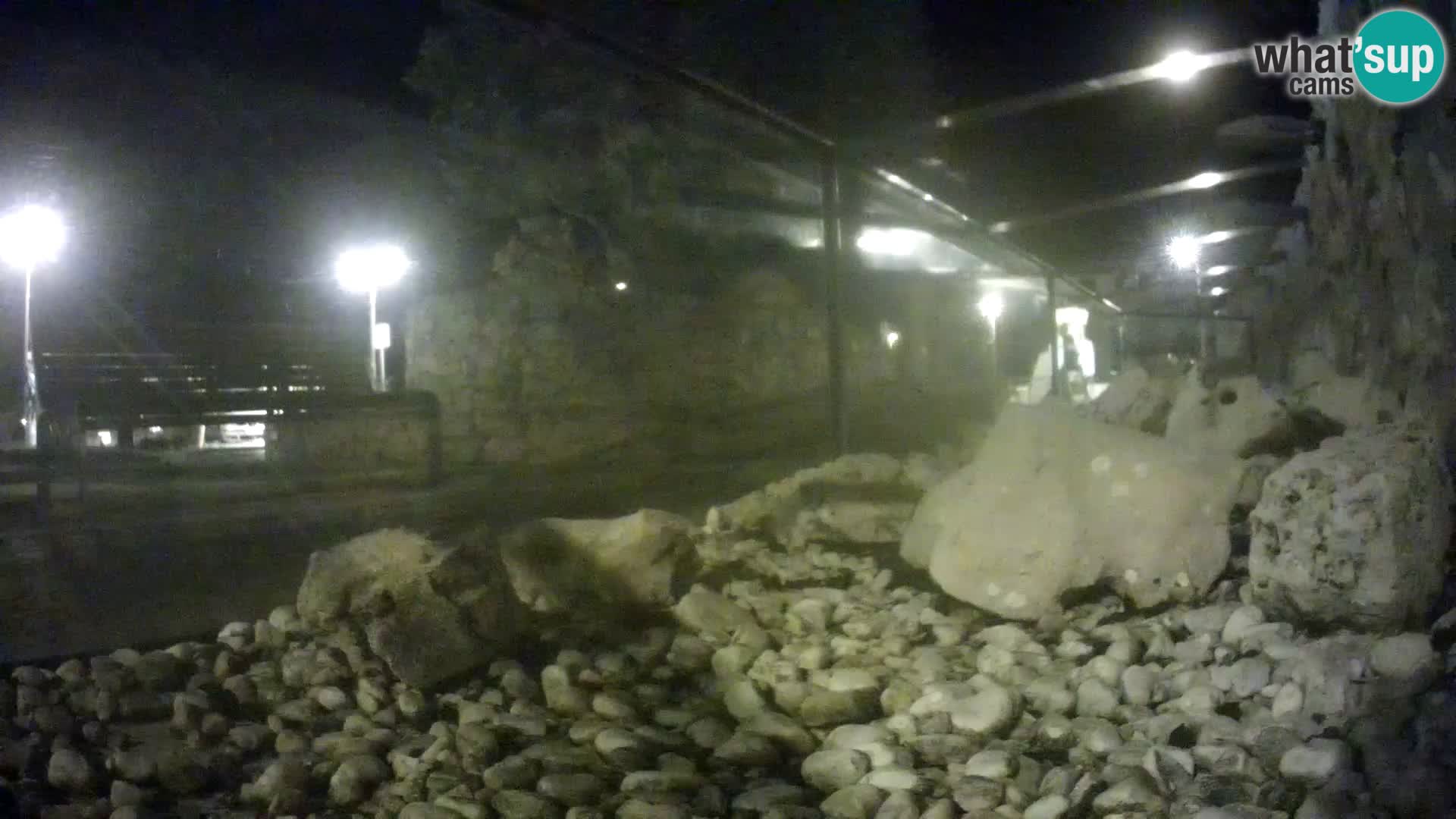 Webcam de l’aquarium marin extérieur de Rogoznica Croatie