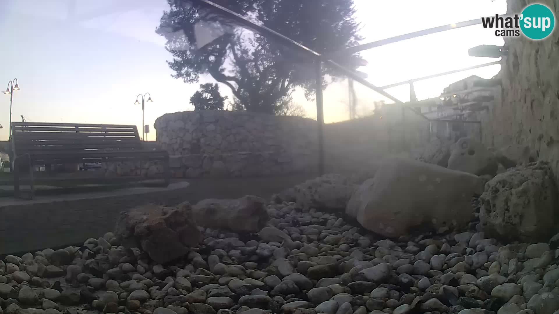 Webcam de l’aquarium marin extérieur de Rogoznica Croatie