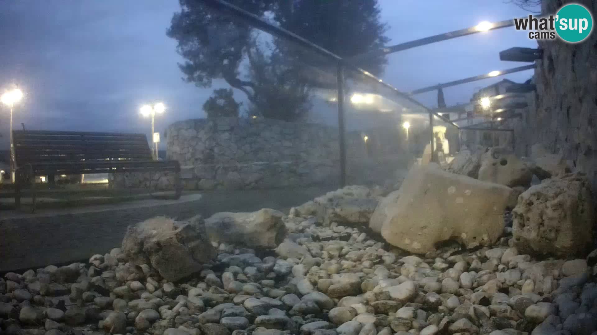 Aquario marino esterno –  Rogoznica livecam Croazia