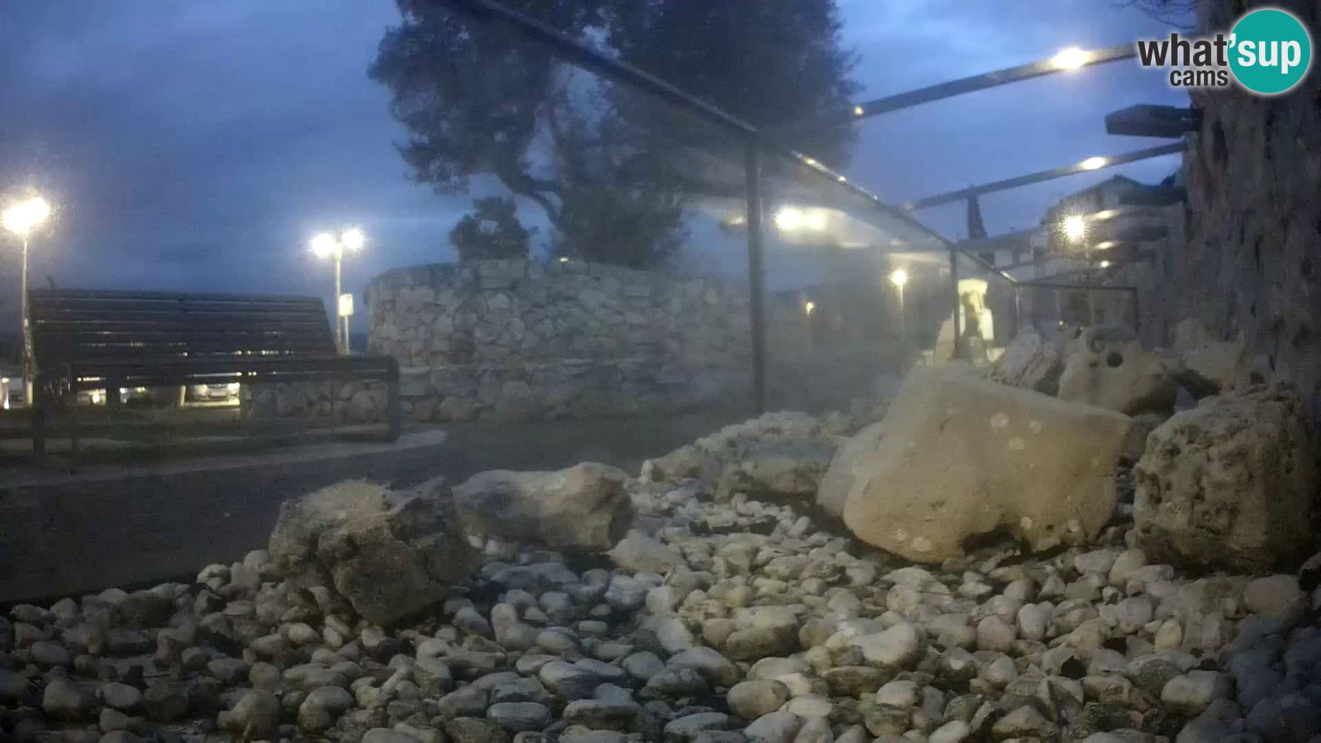 Vanjski morski akvarij Rogoznica web kamera Hrvatska