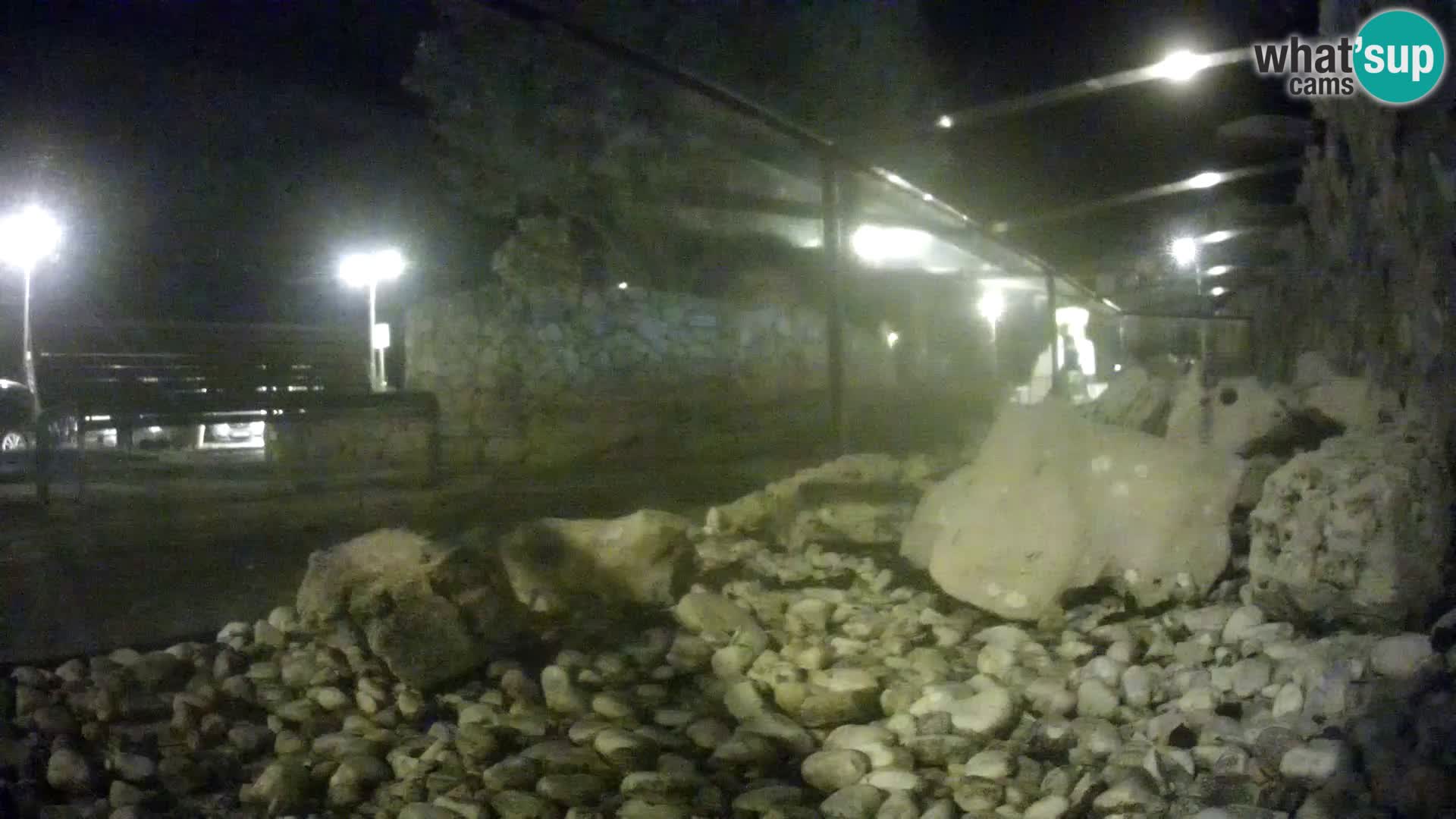 Webcam de l’aquarium marin extérieur de Rogoznica Croatie