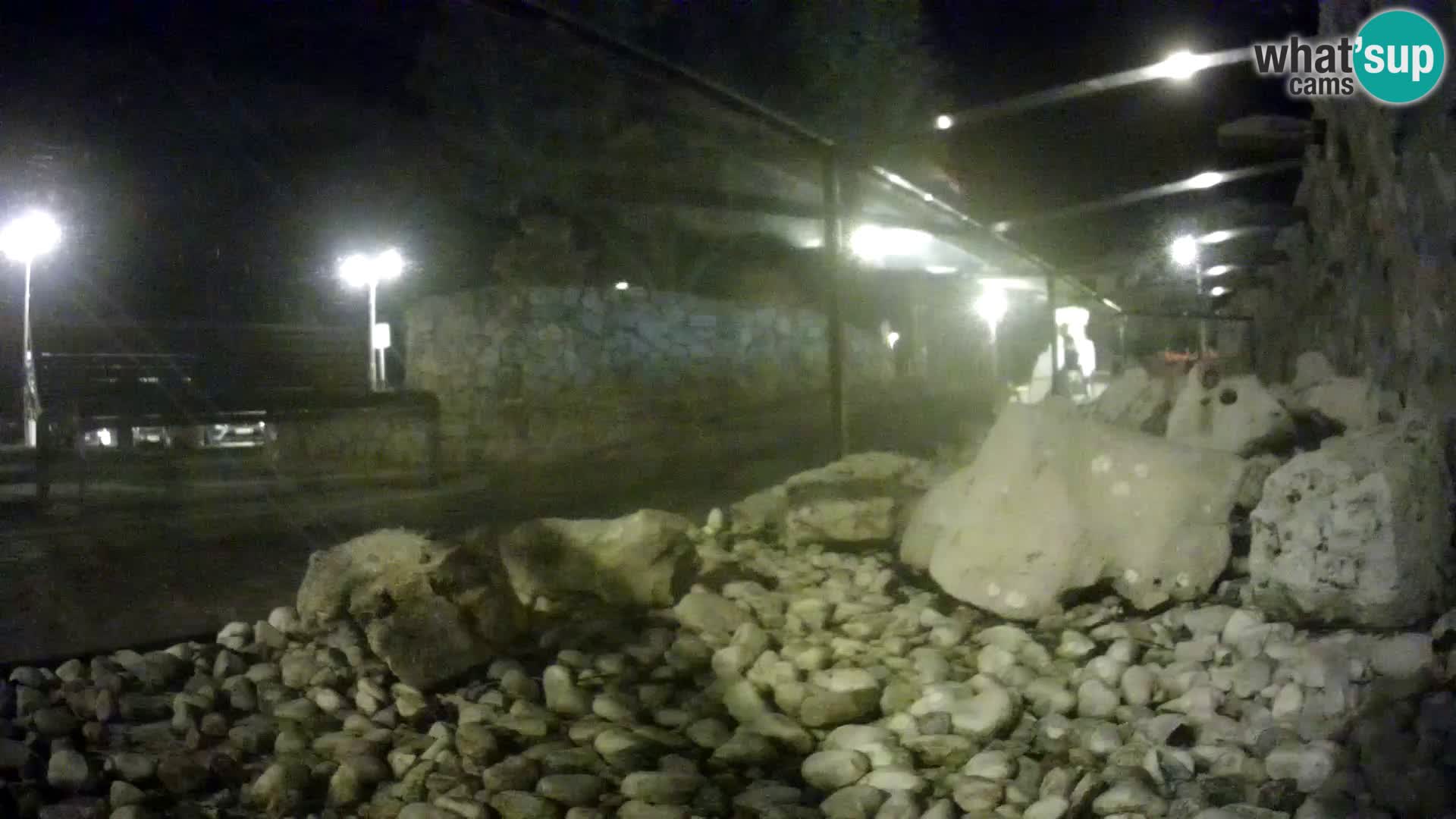 Webcam de l’aquarium marin extérieur de Rogoznica Croatie