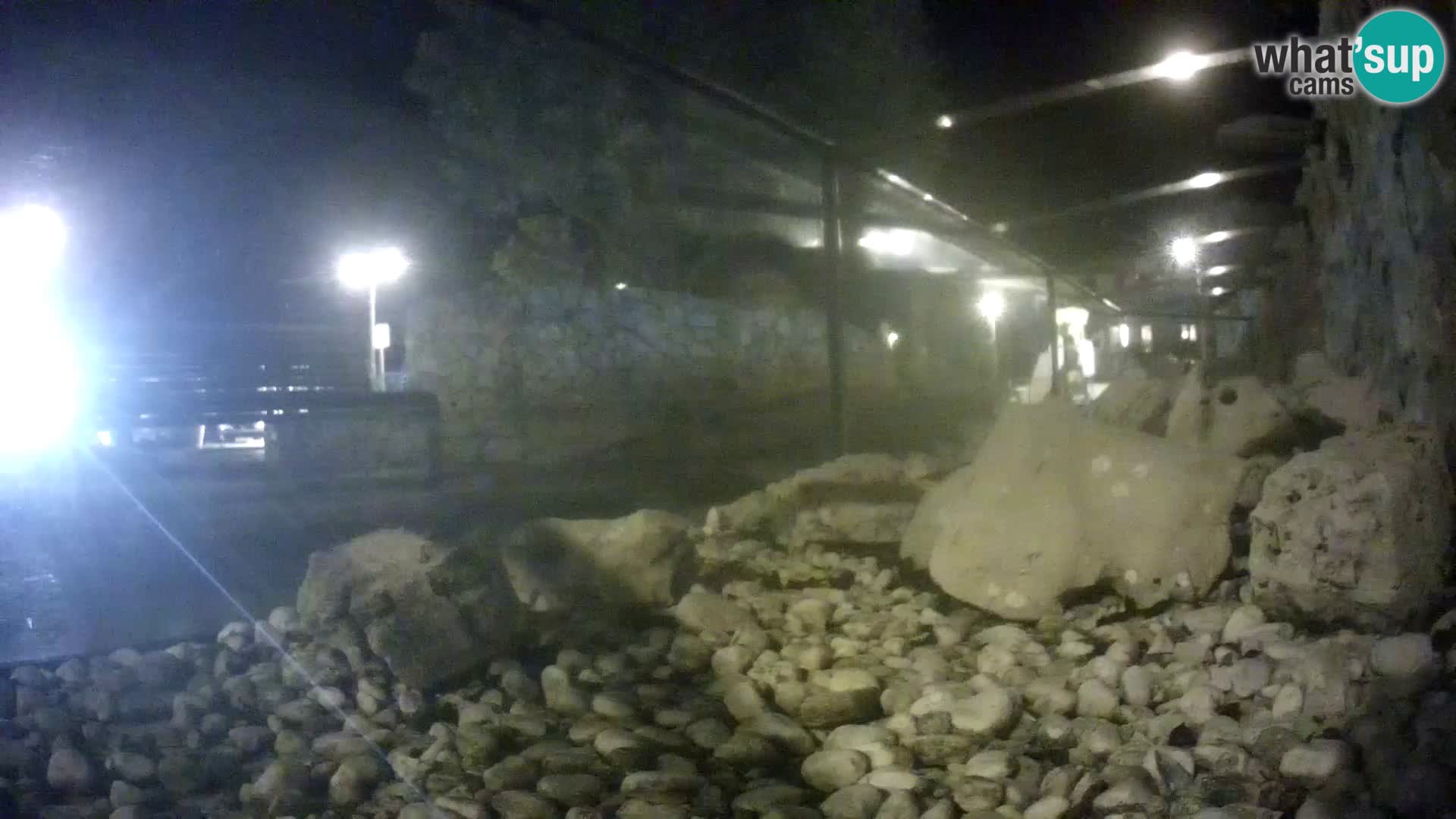 Vanjski morski akvarij Rogoznica web kamera Hrvatska