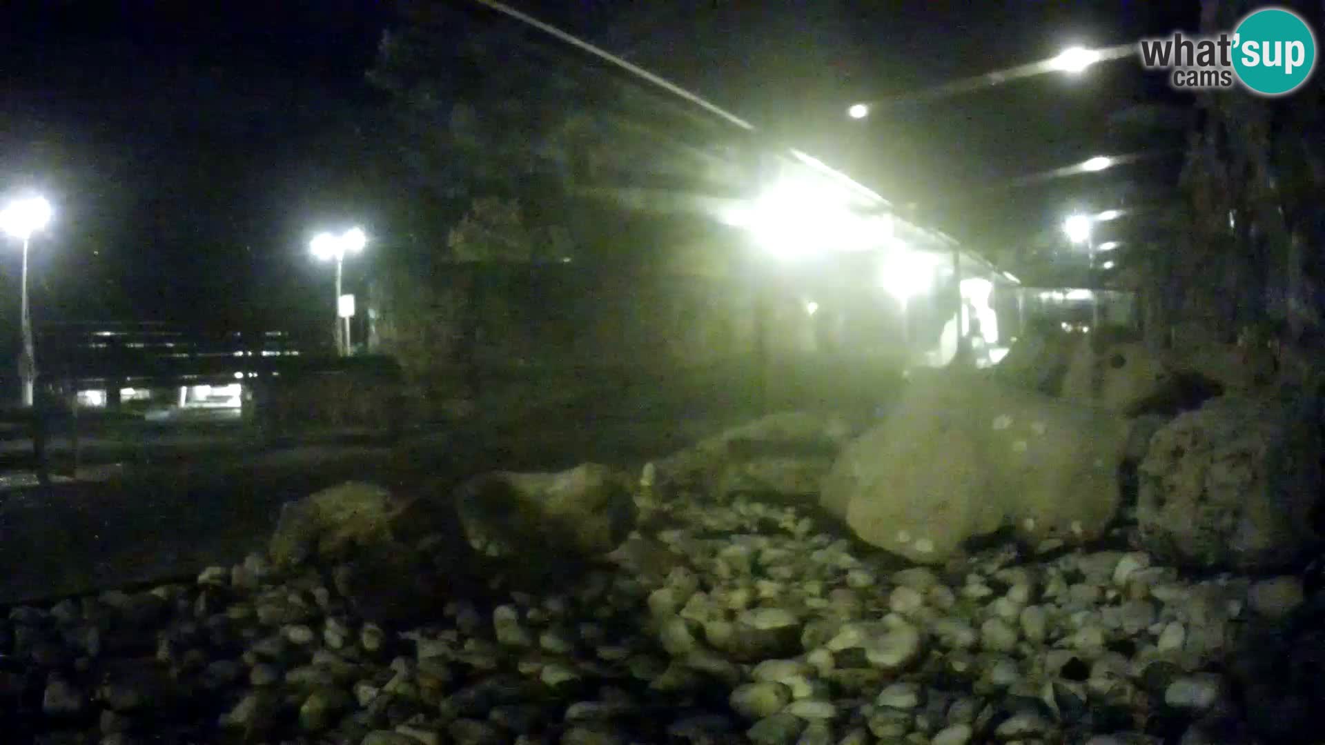 Vanjski morski akvarij Rogoznica web kamera Hrvatska