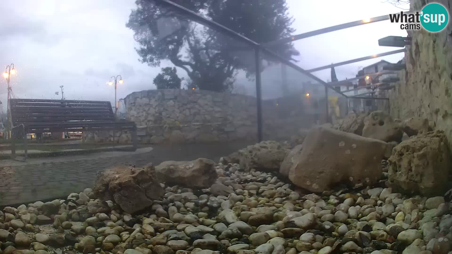 Webcam de l’aquarium marin extérieur de Rogoznica Croatie
