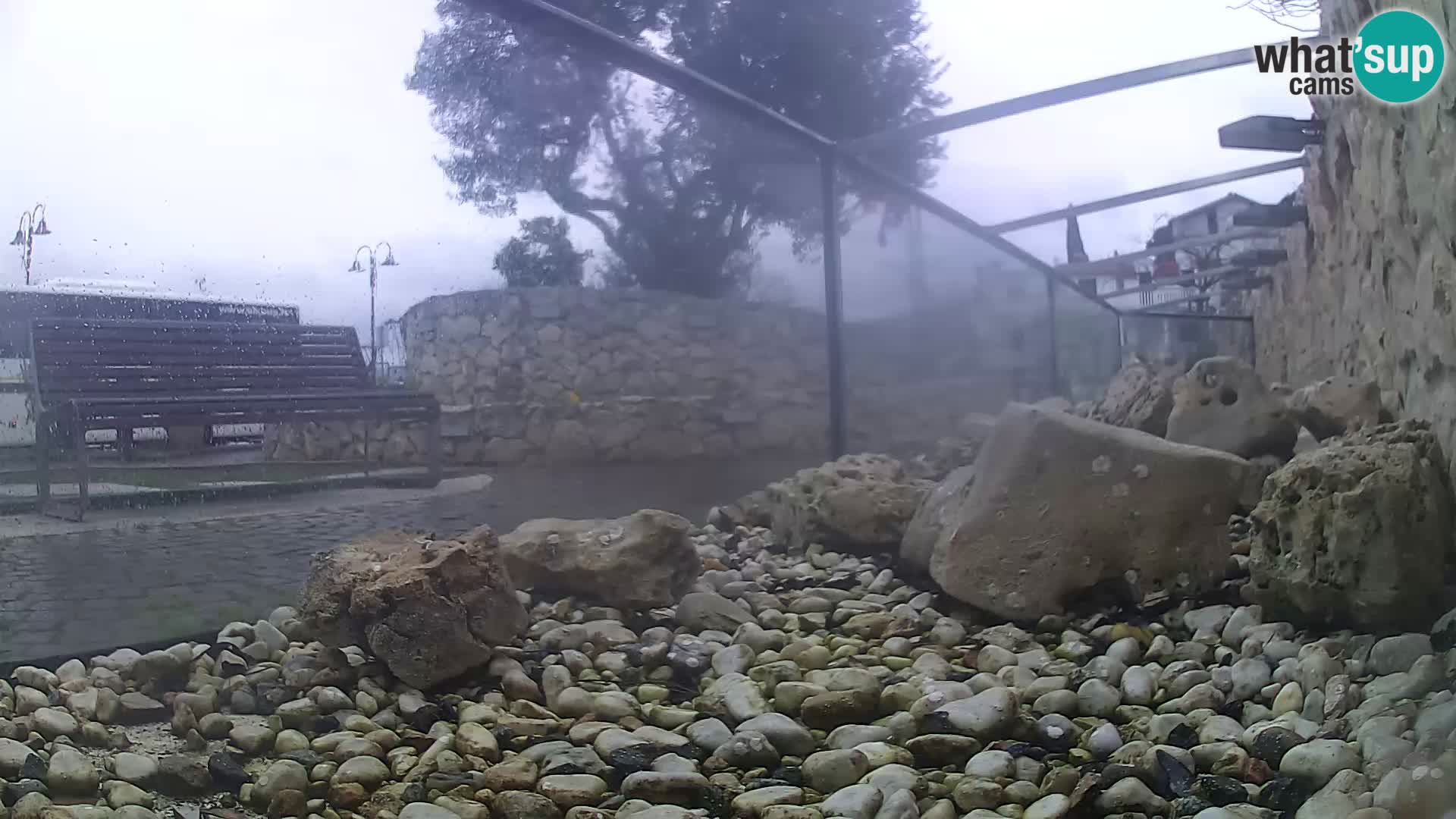 Webcam de l’aquarium marin extérieur de Rogoznica Croatie